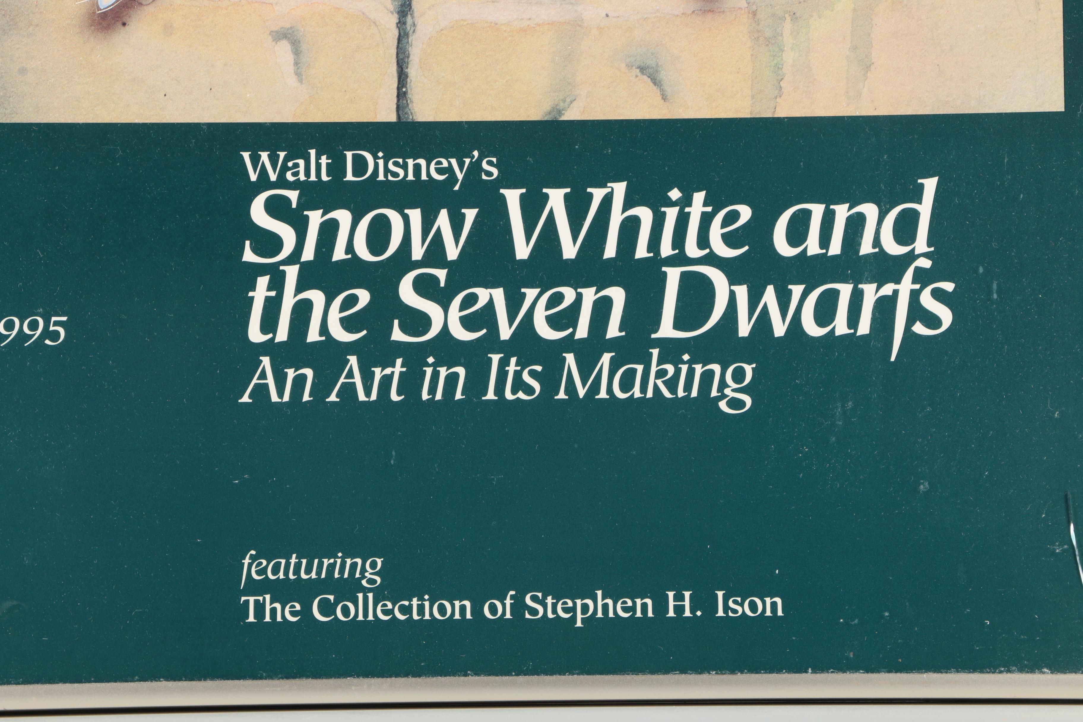 Poster From the Indianapolis Museum of Art "Snow White and the Seven Dwarfs"