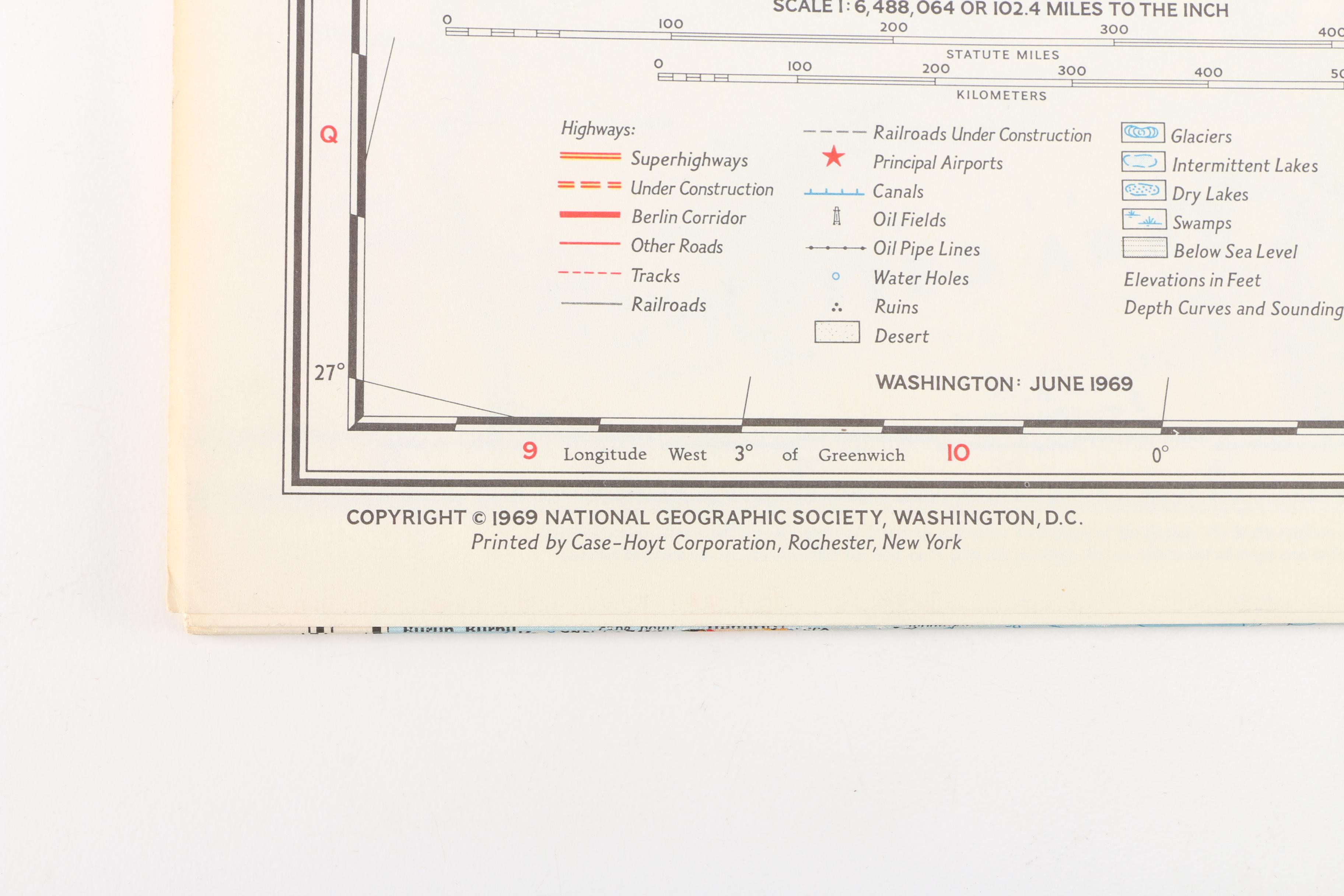 Circa 1960s-1970s Paper Vacation Memorabilia