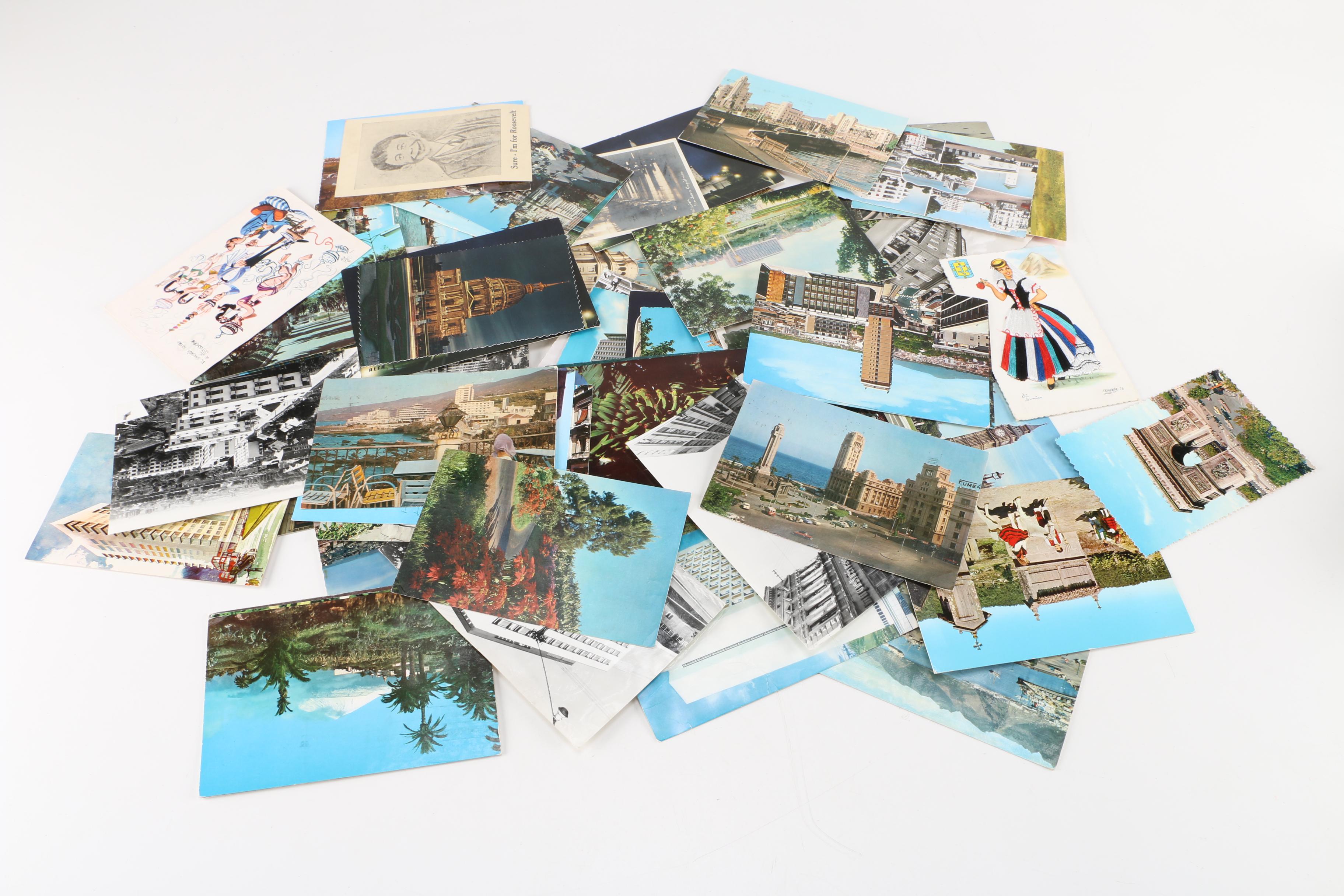 Circa 1960s-1970s Paper Vacation Memorabilia