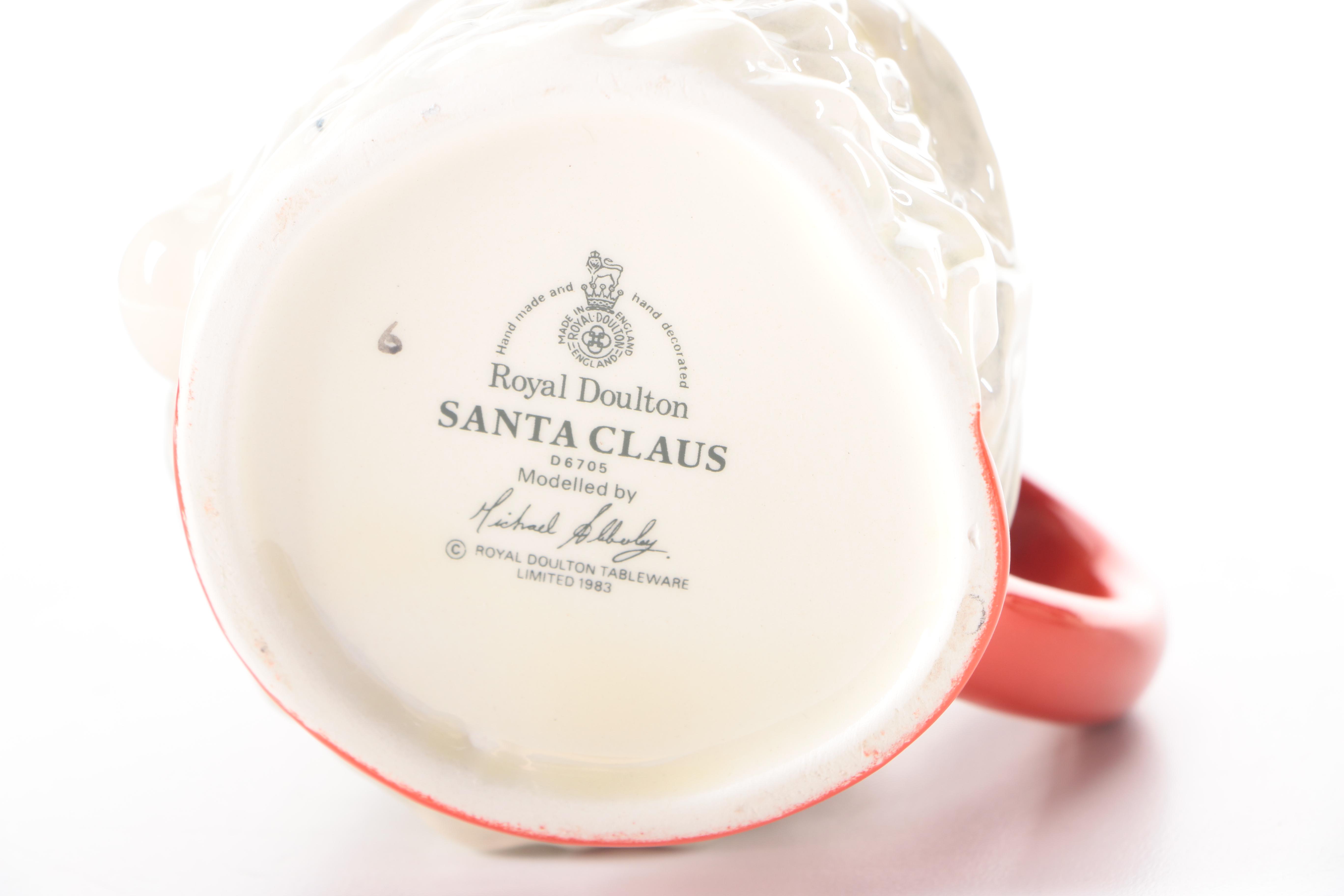 Royal Doulton Santa Claus Figural Mugs