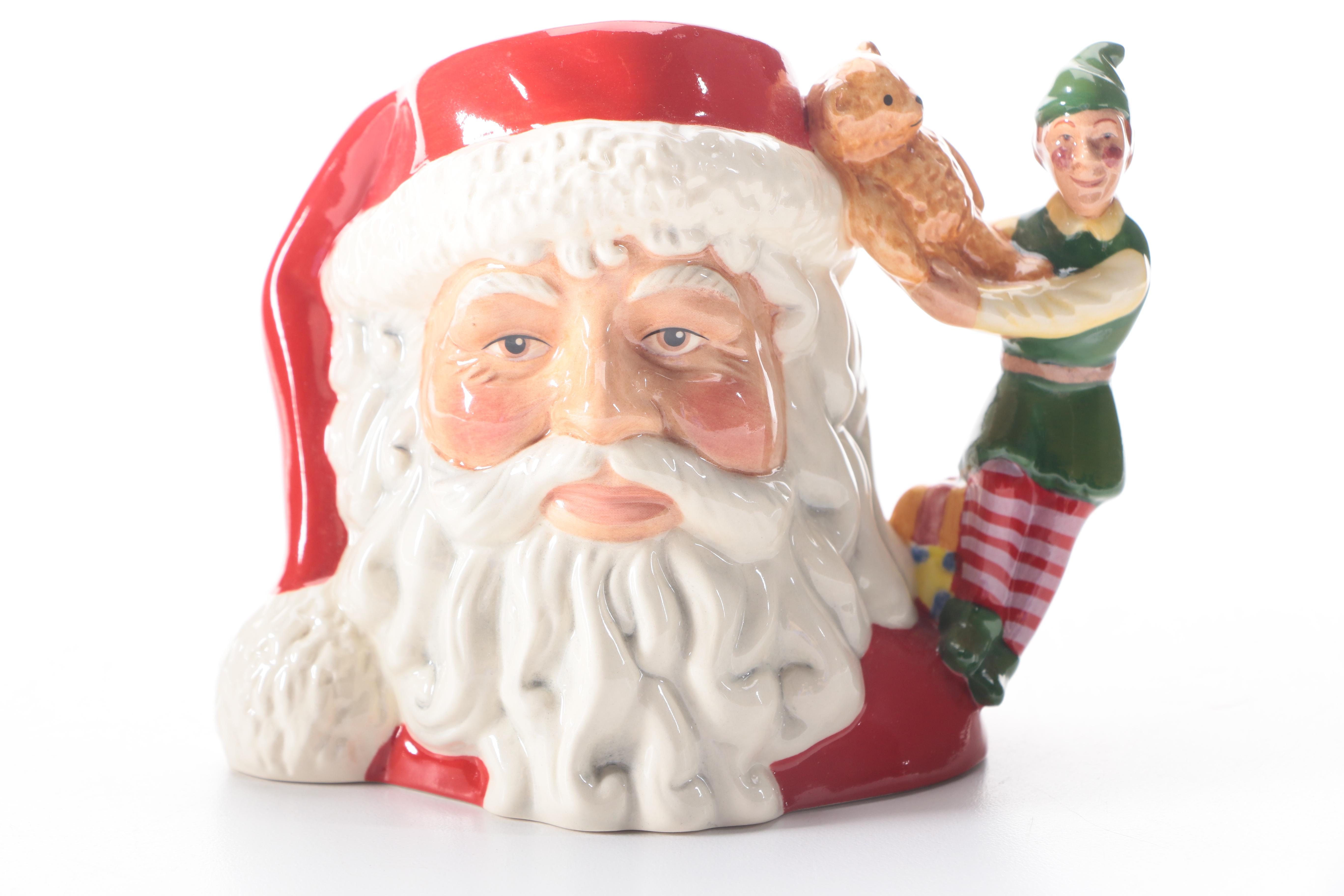Royal Doulton Santa Claus Figural Mugs