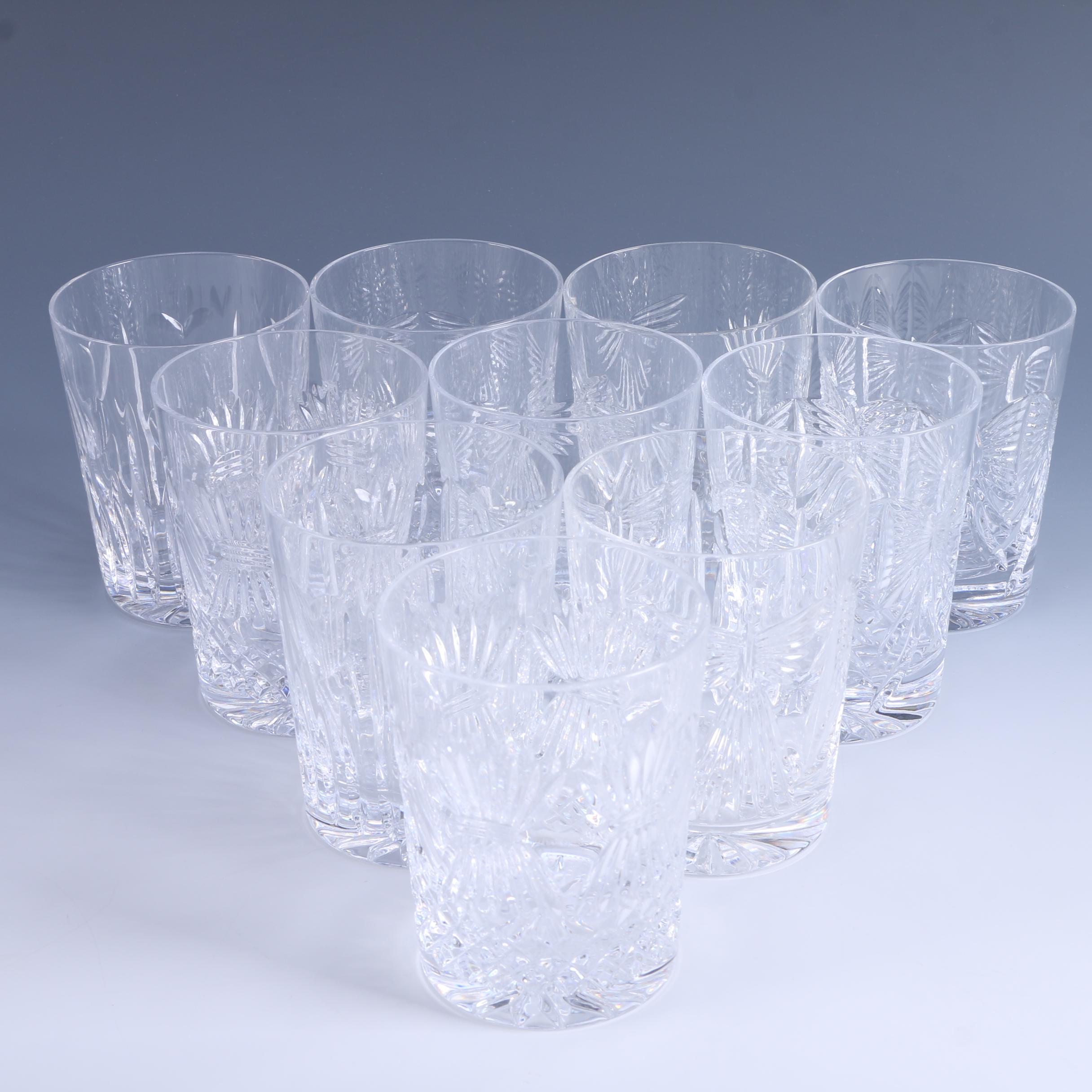 Waterford Crystal "Millennium" Double Old Fashioned Glasses