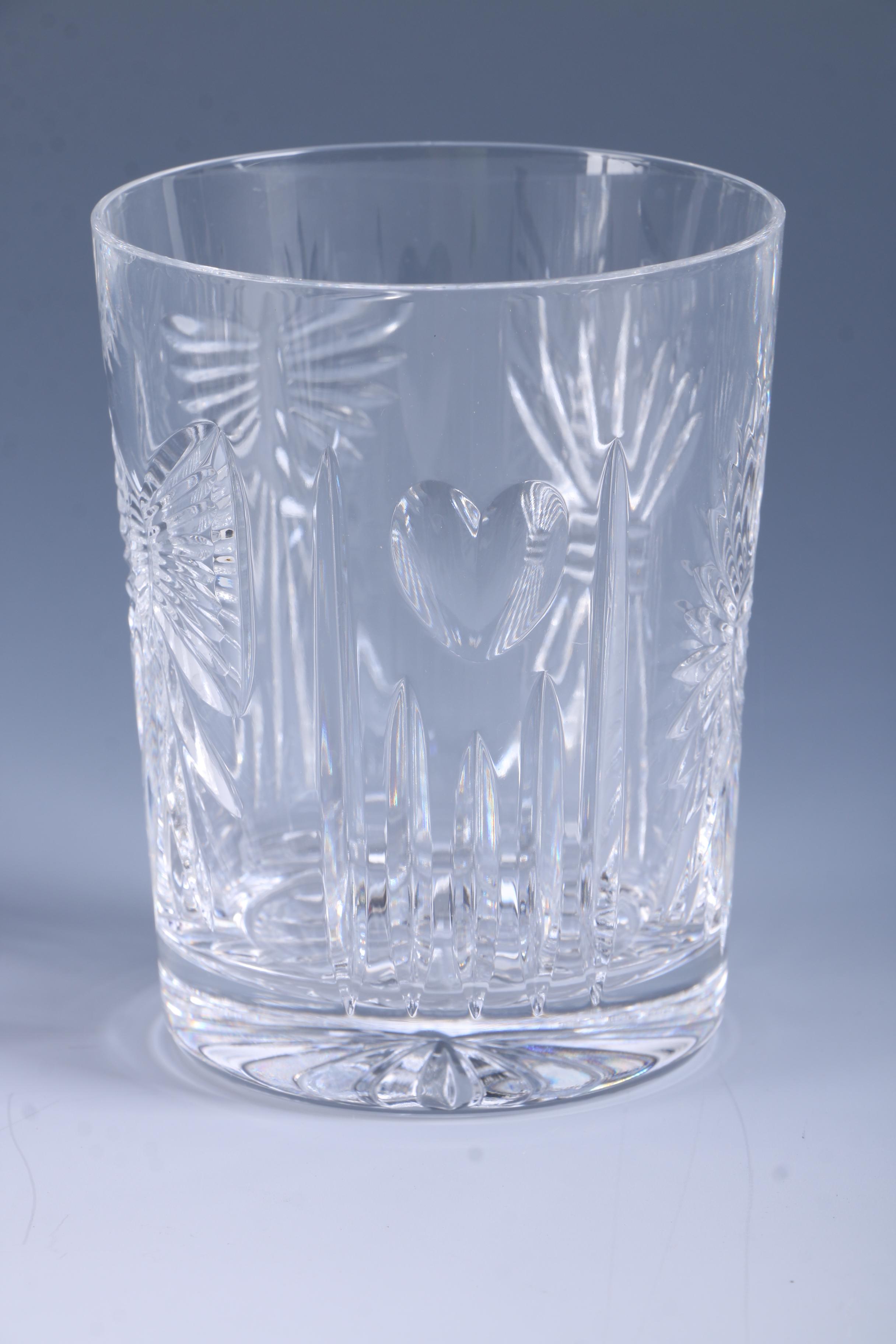 Waterford Crystal "Millennium" Double Old Fashioned Glasses