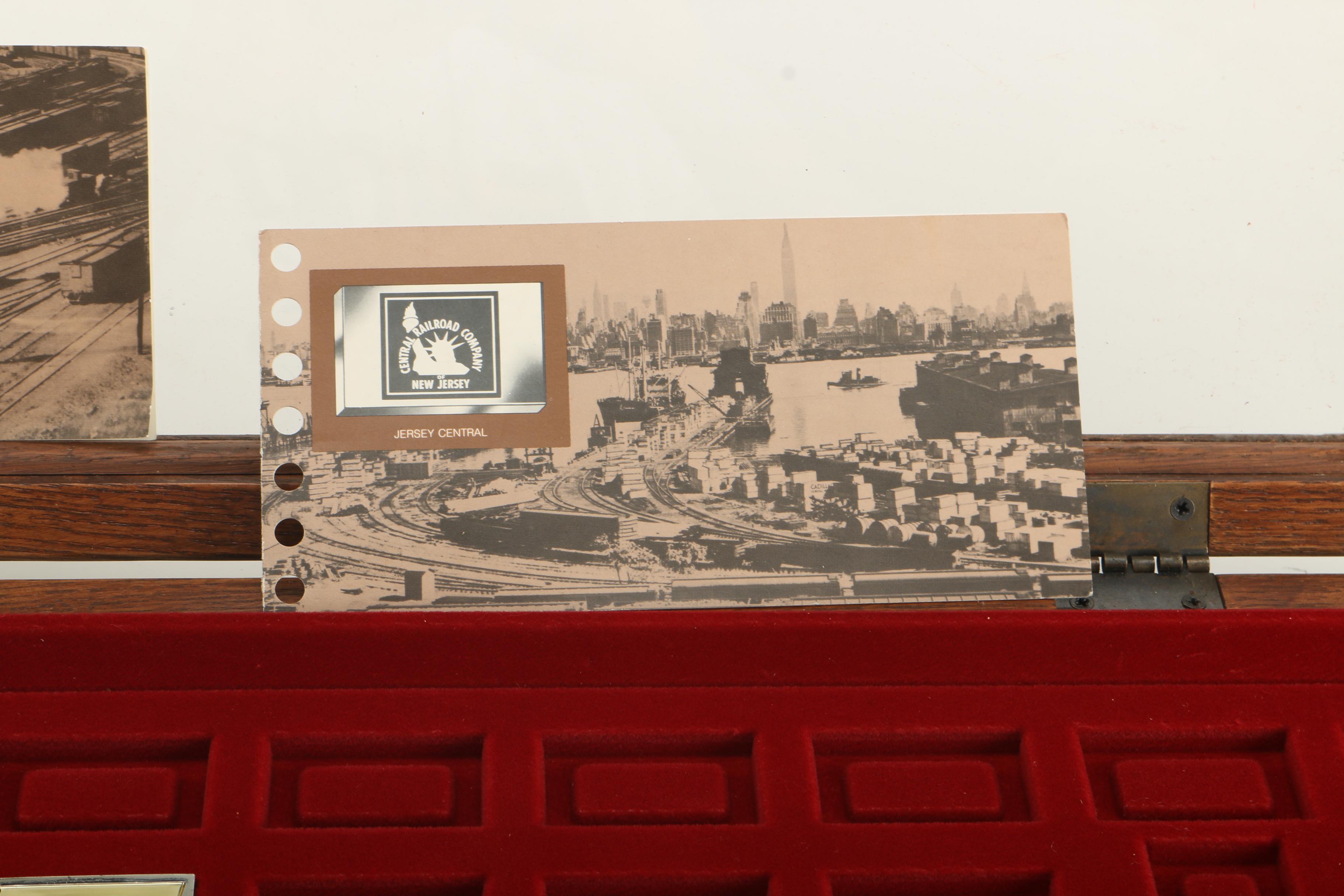 The Official Emblems of The Great American Railroads Display Case