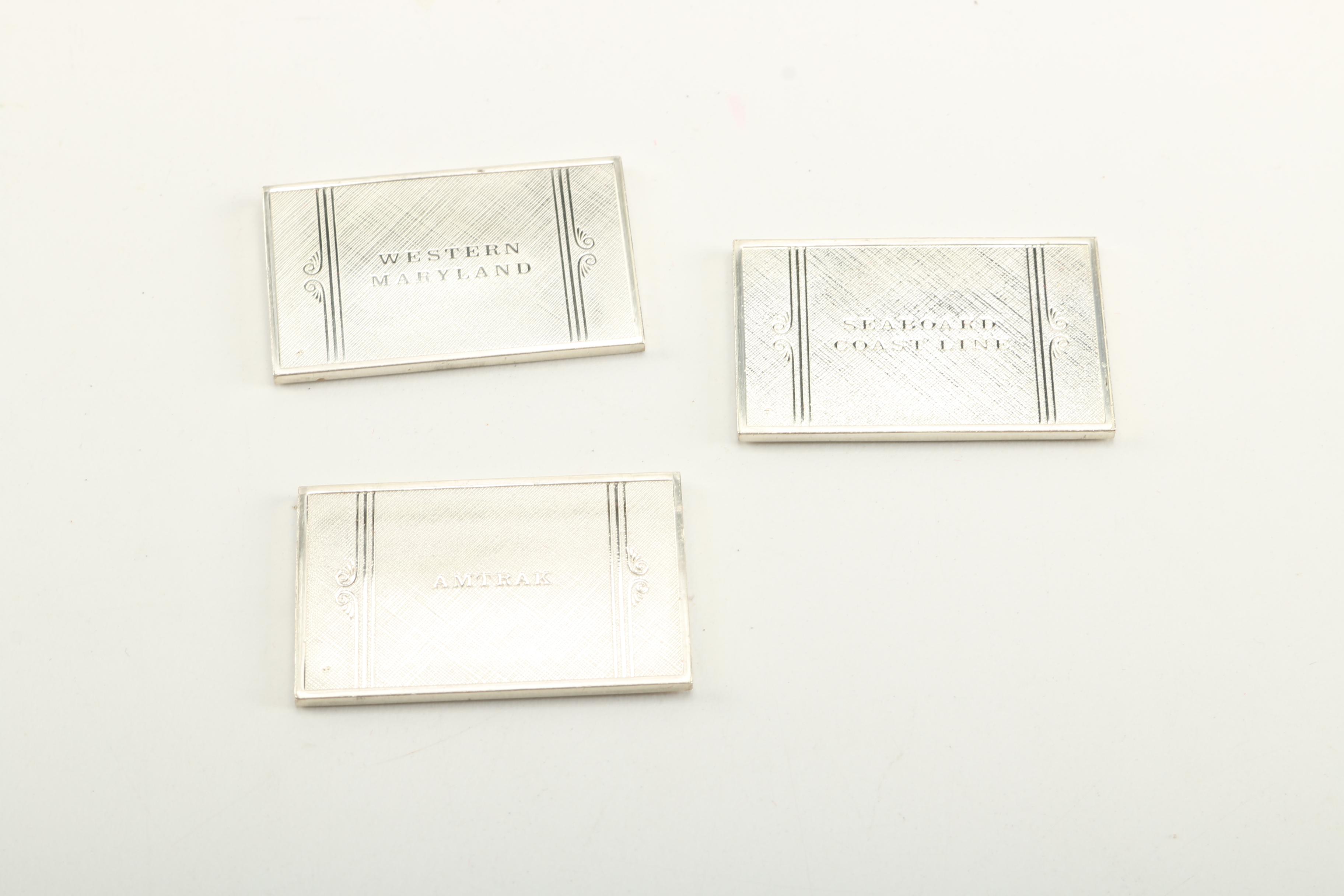 The Official Emblems of The Great American Railroads Display Case