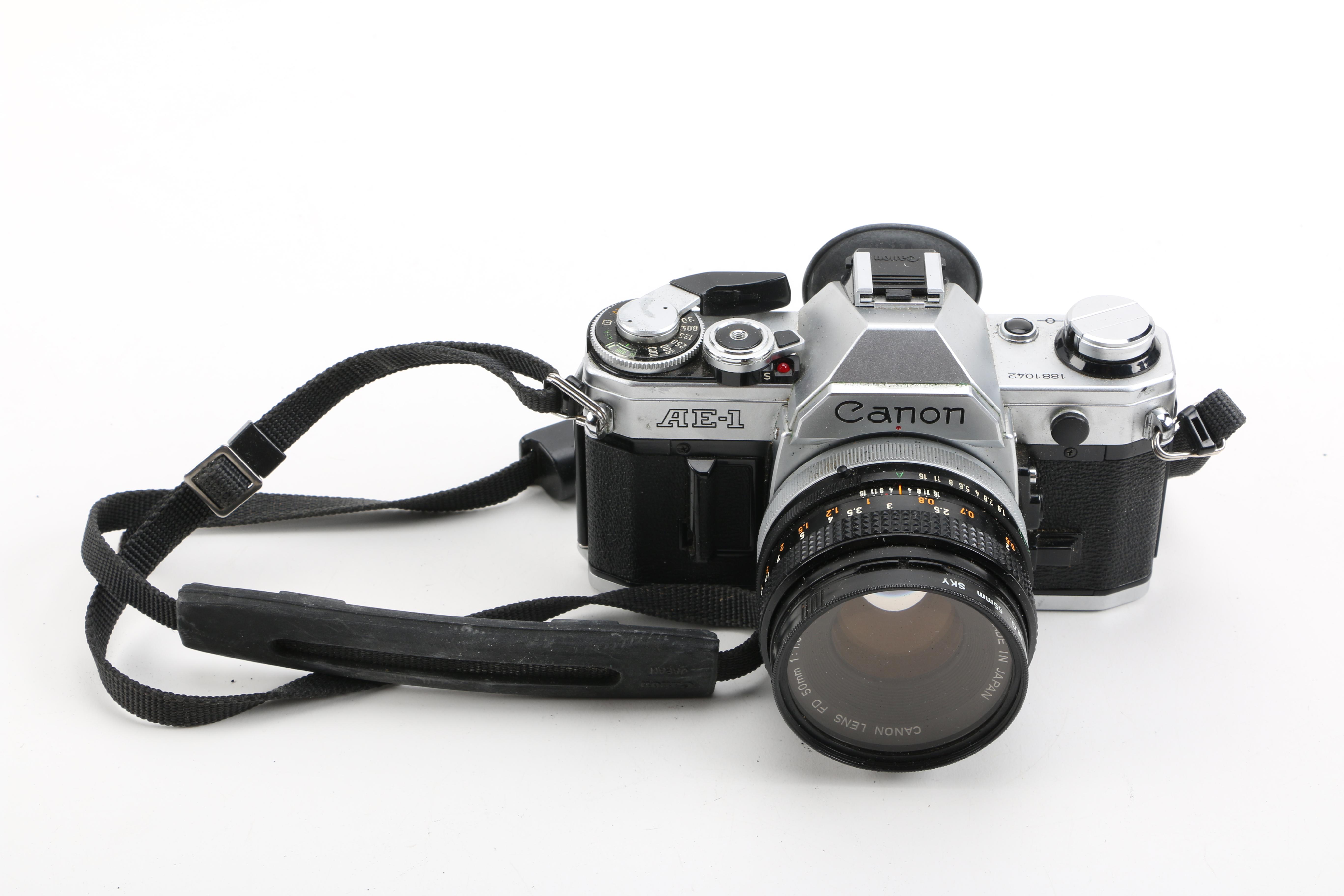 Canon DSLR Camera with Bag and Accessories