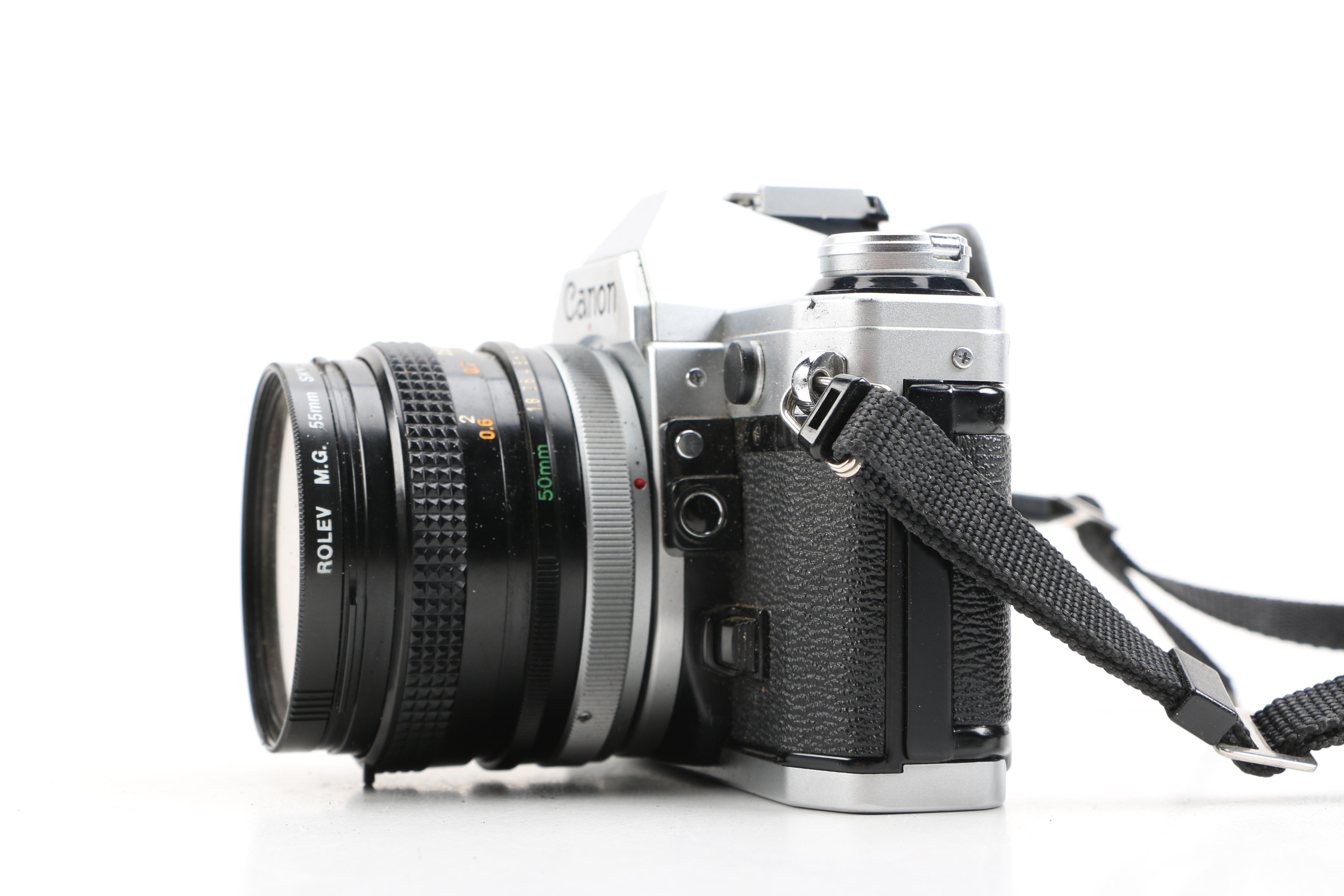 Canon DSLR Camera with Bag and Accessories