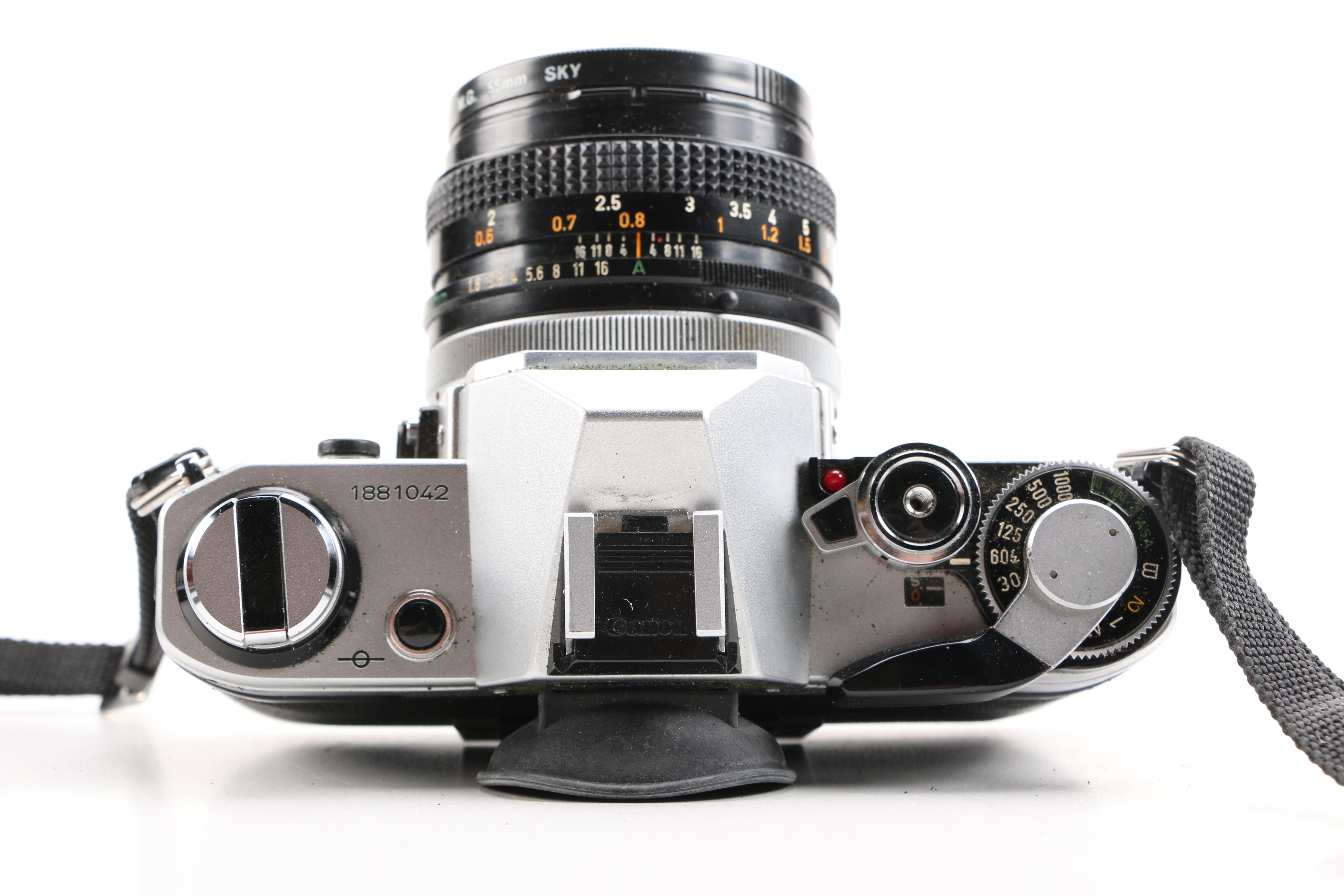 Canon DSLR Camera with Bag and Accessories