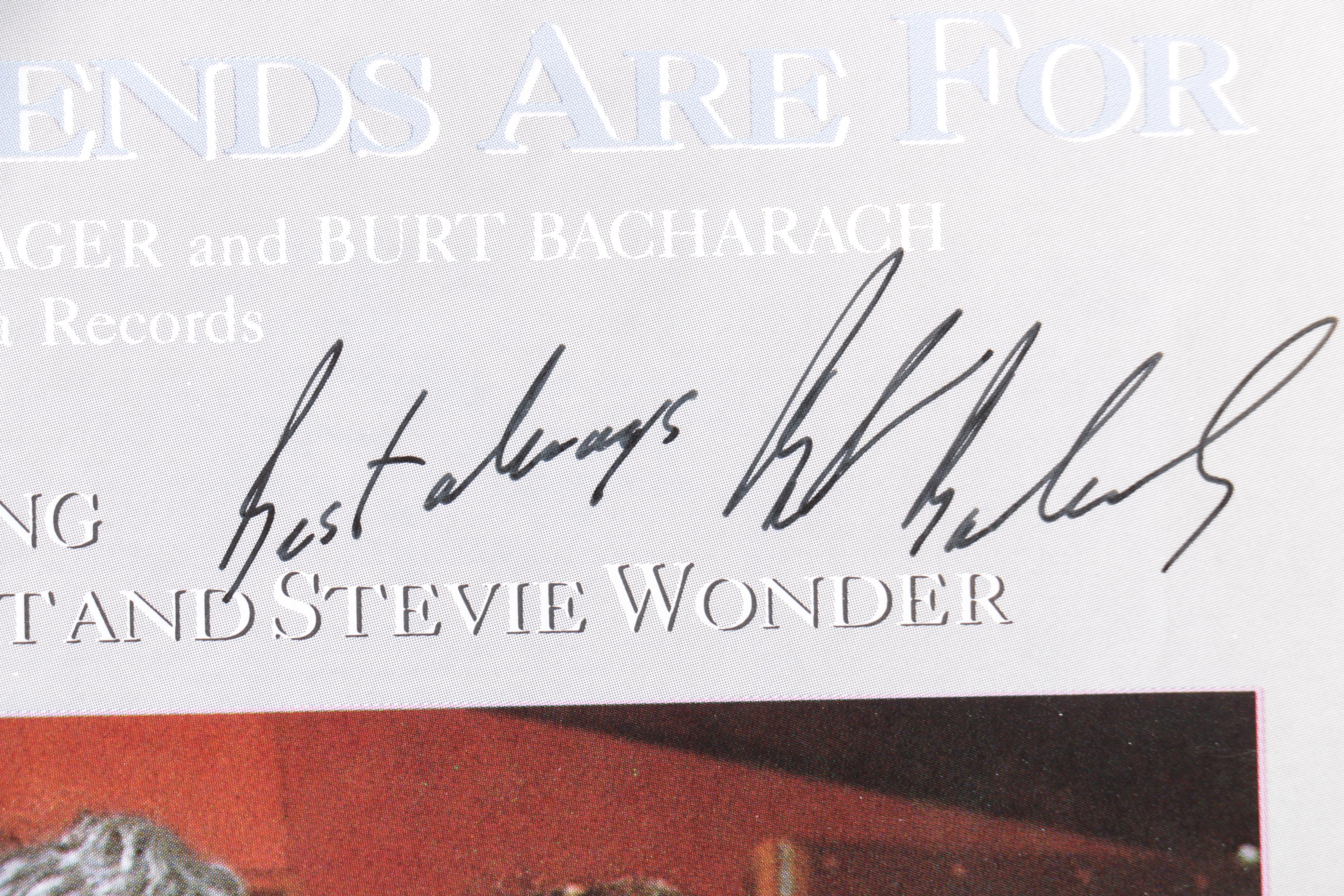 That's Dionne & Friends "Thats What Friends Are For"  Signed Music Booklets