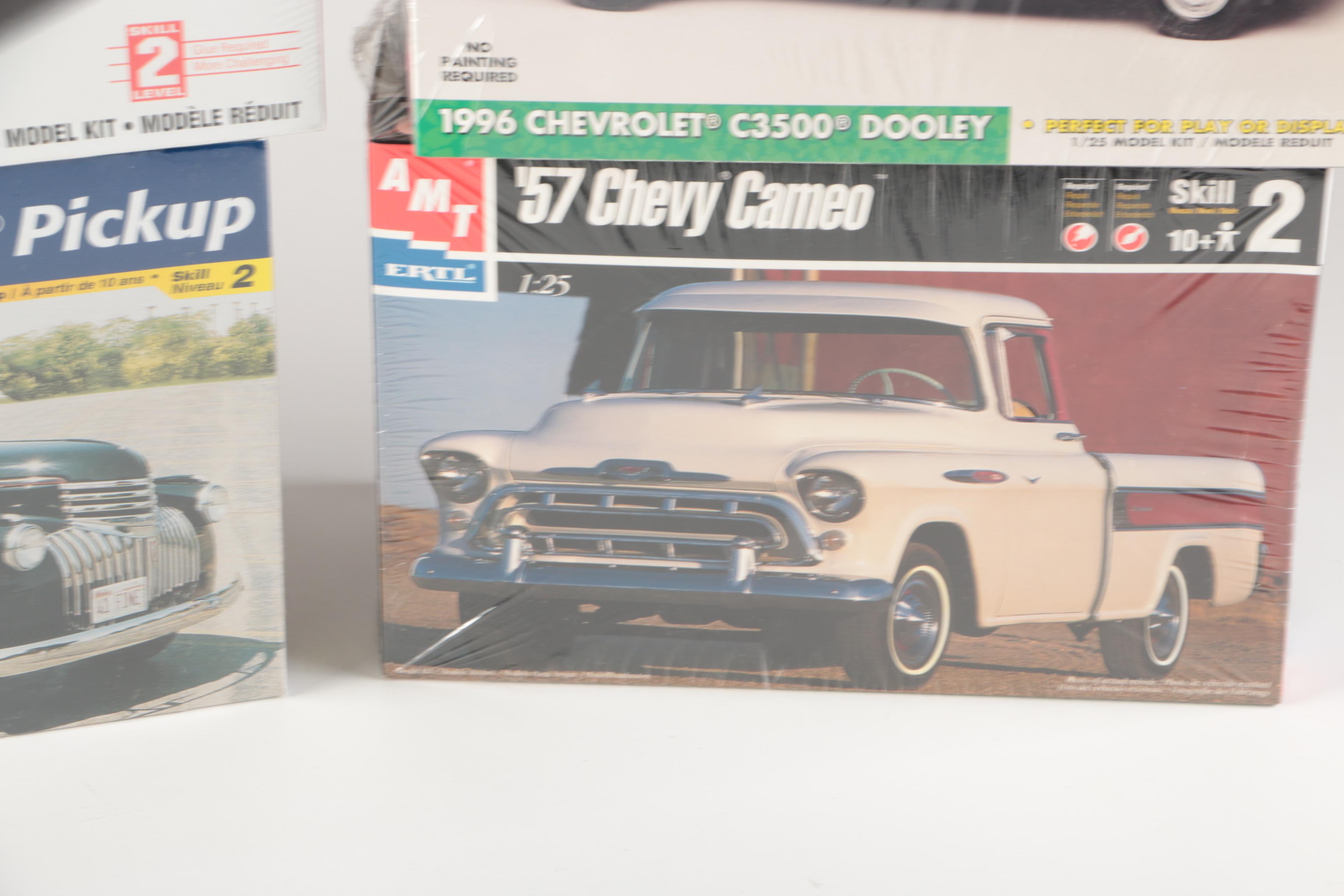 Collection of Vintage Car Model Sets