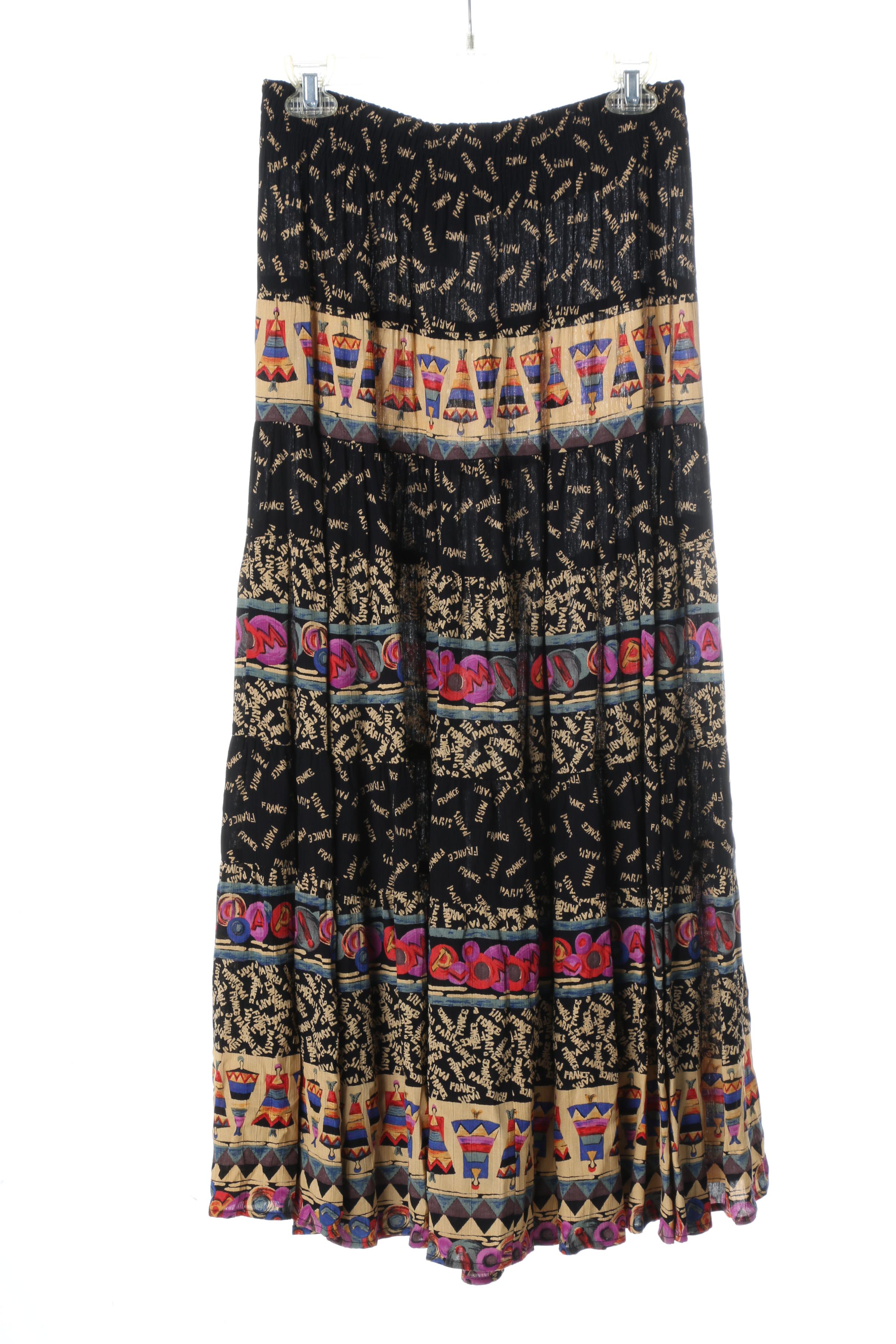 Collection of Women's Tops and Carole Little Skirt