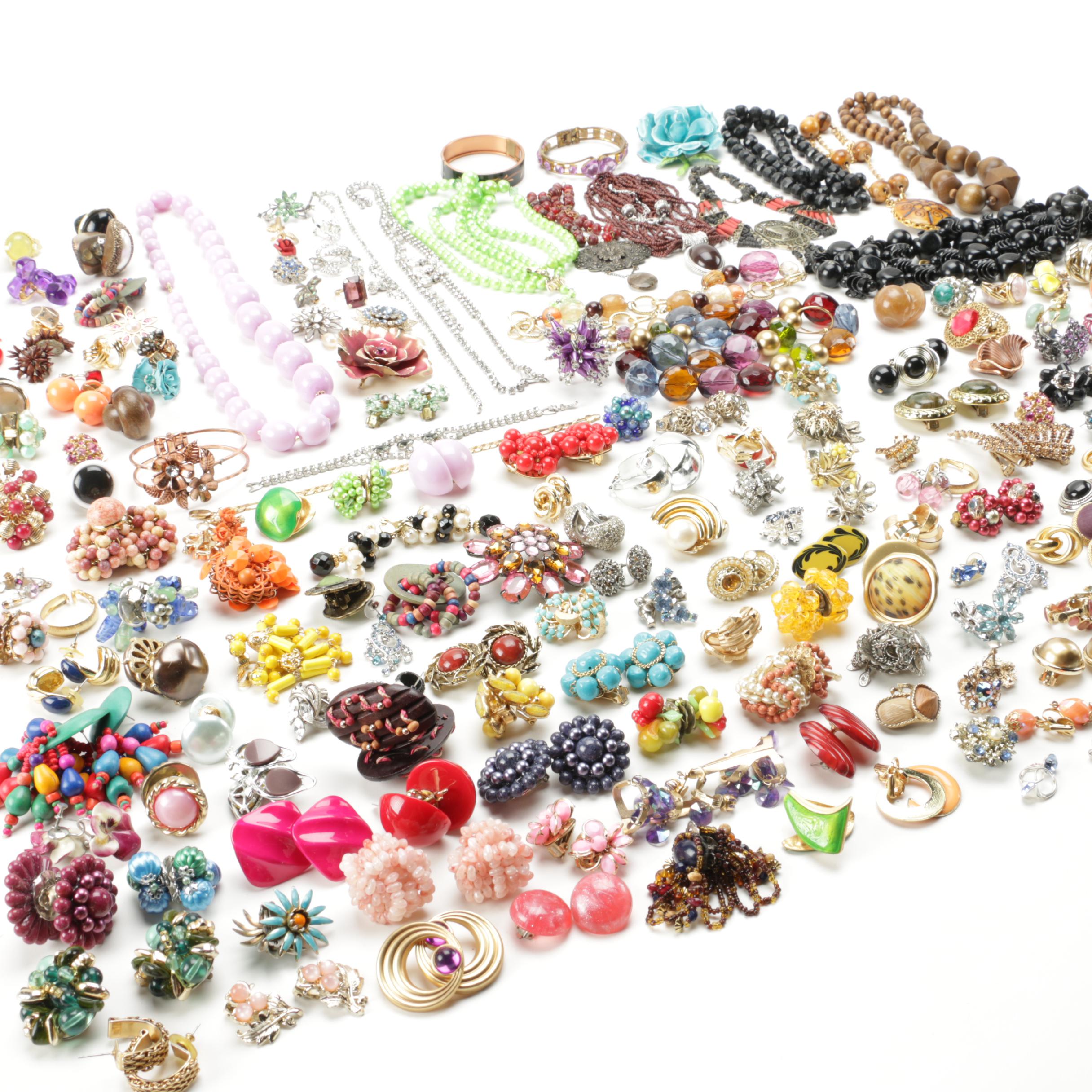 Large Selection of Costume Jewelry
