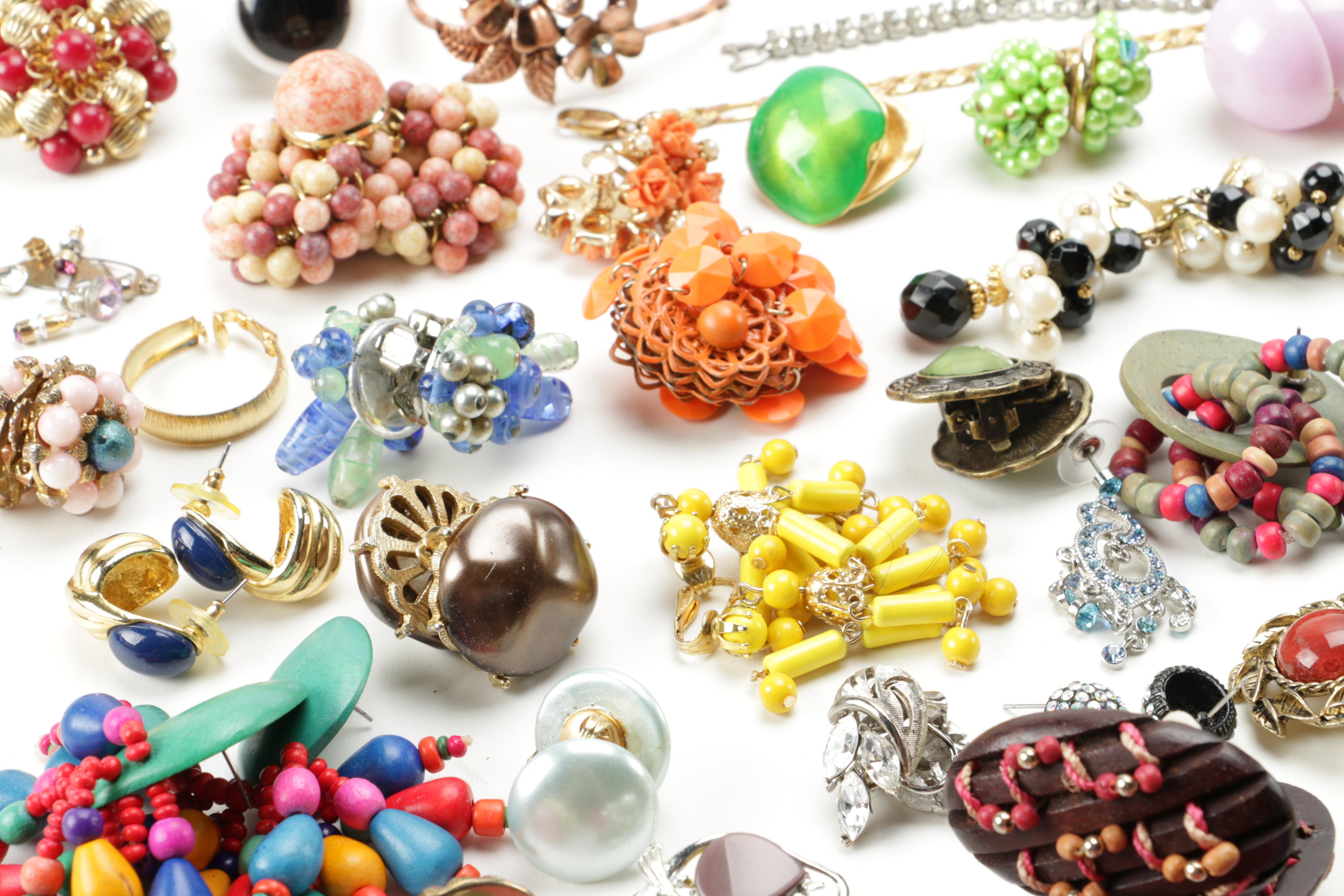 Large Selection of Costume Jewelry