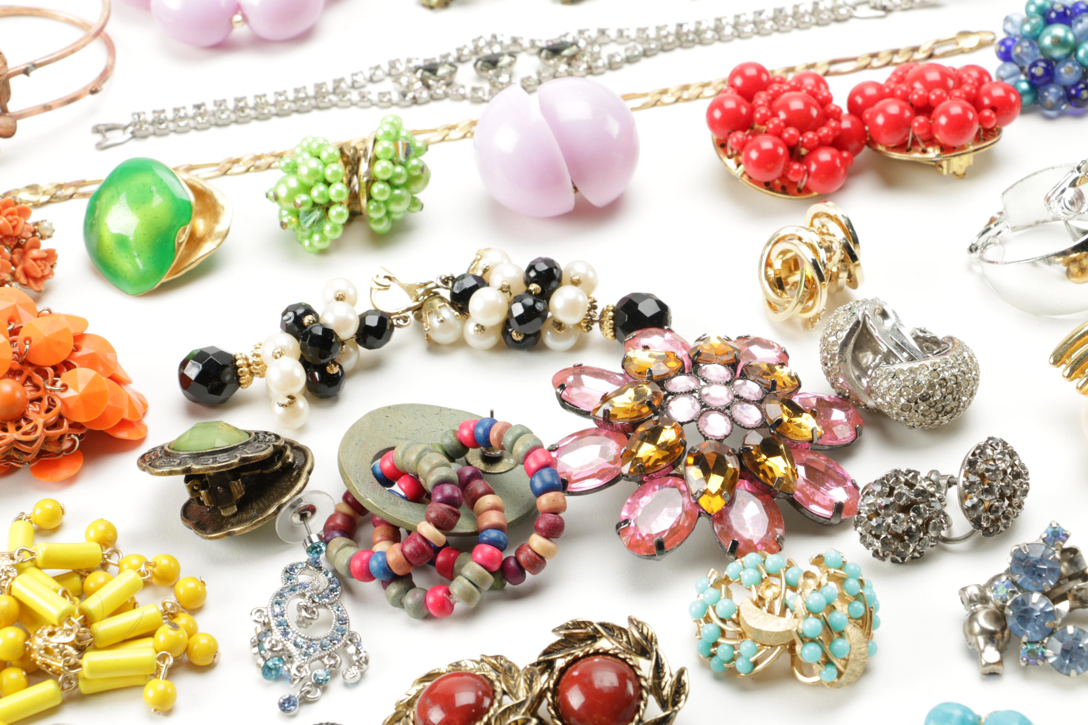 Large Selection of Costume Jewelry