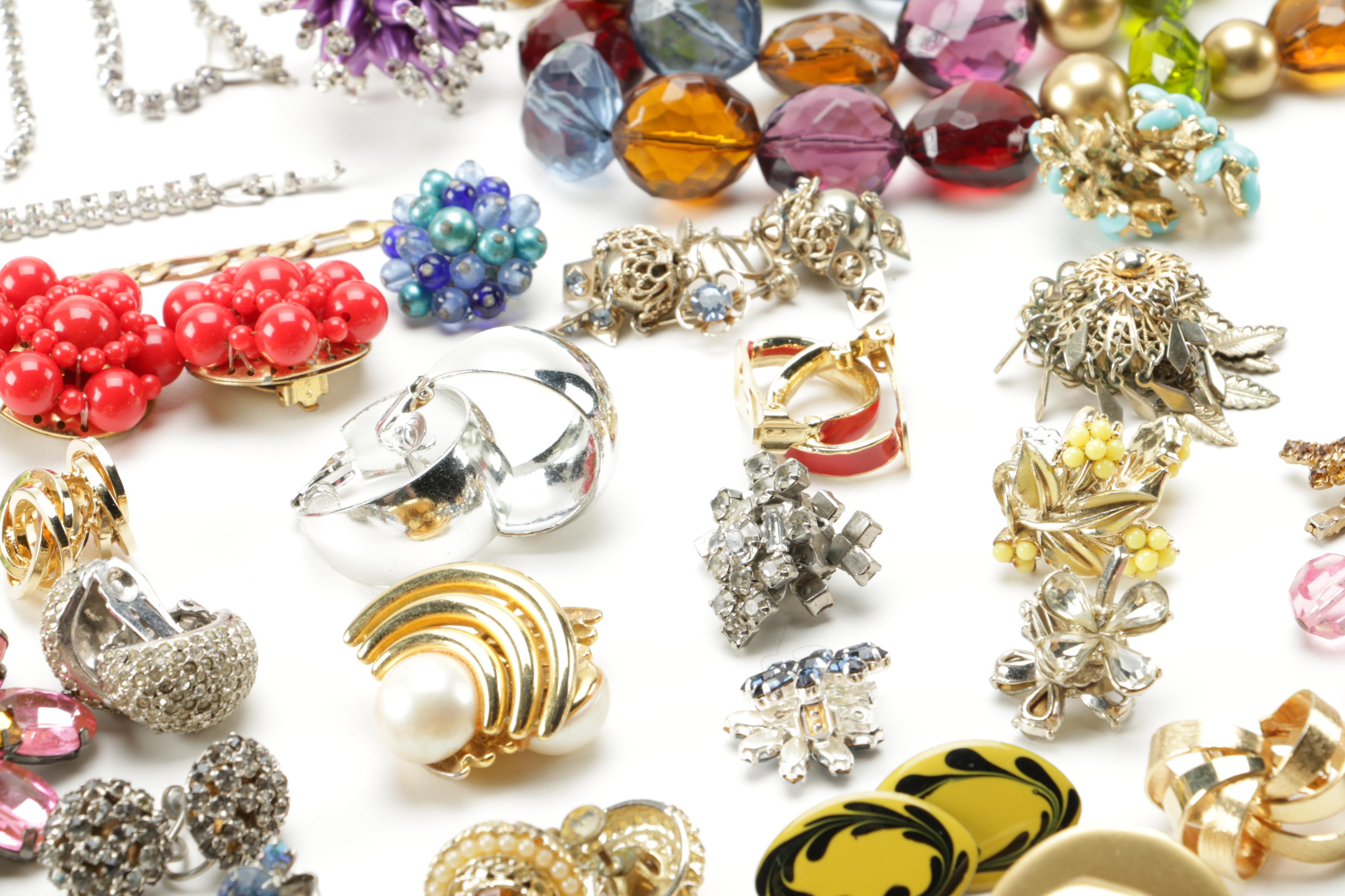 Large Selection of Costume Jewelry