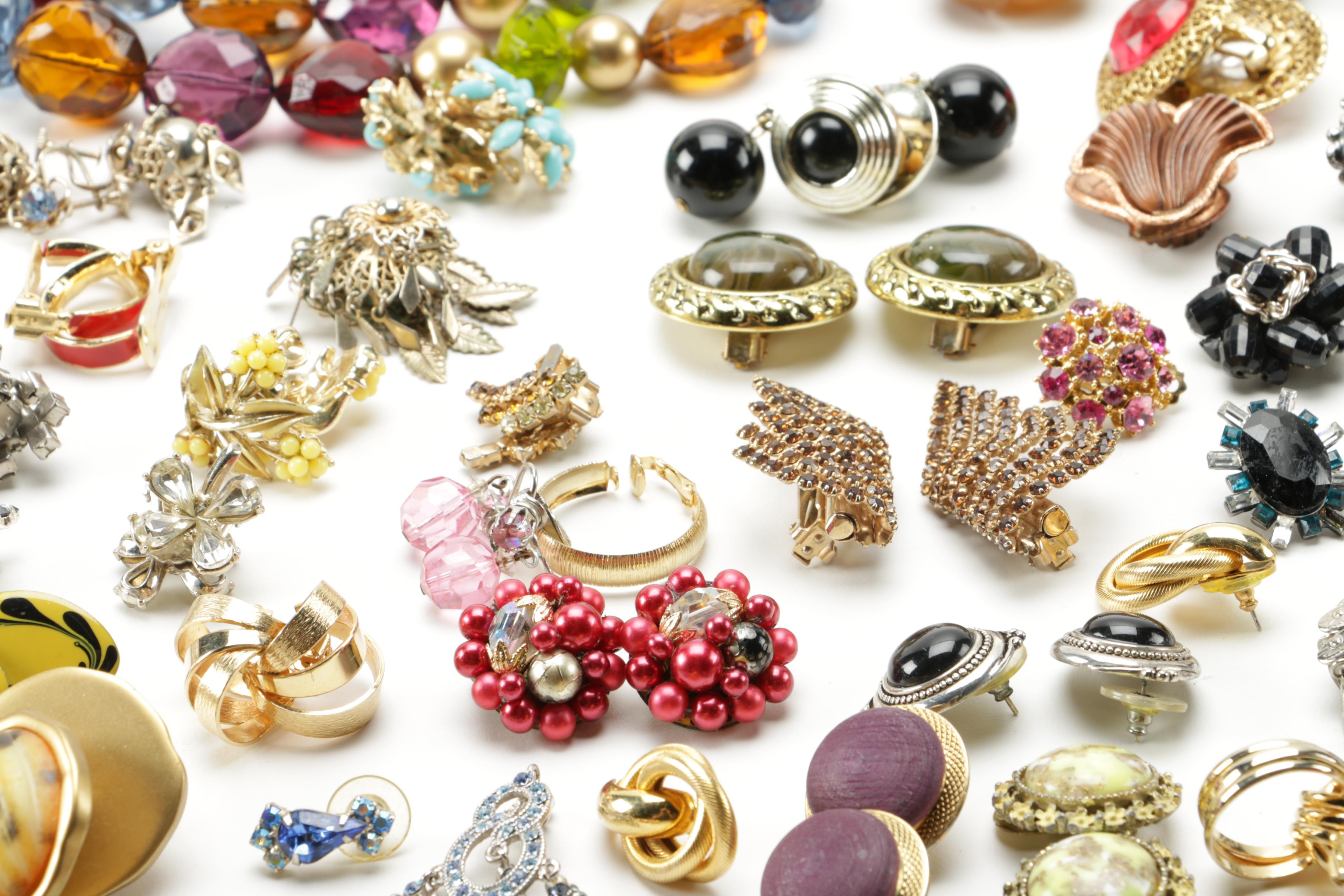 Large Selection of Costume Jewelry