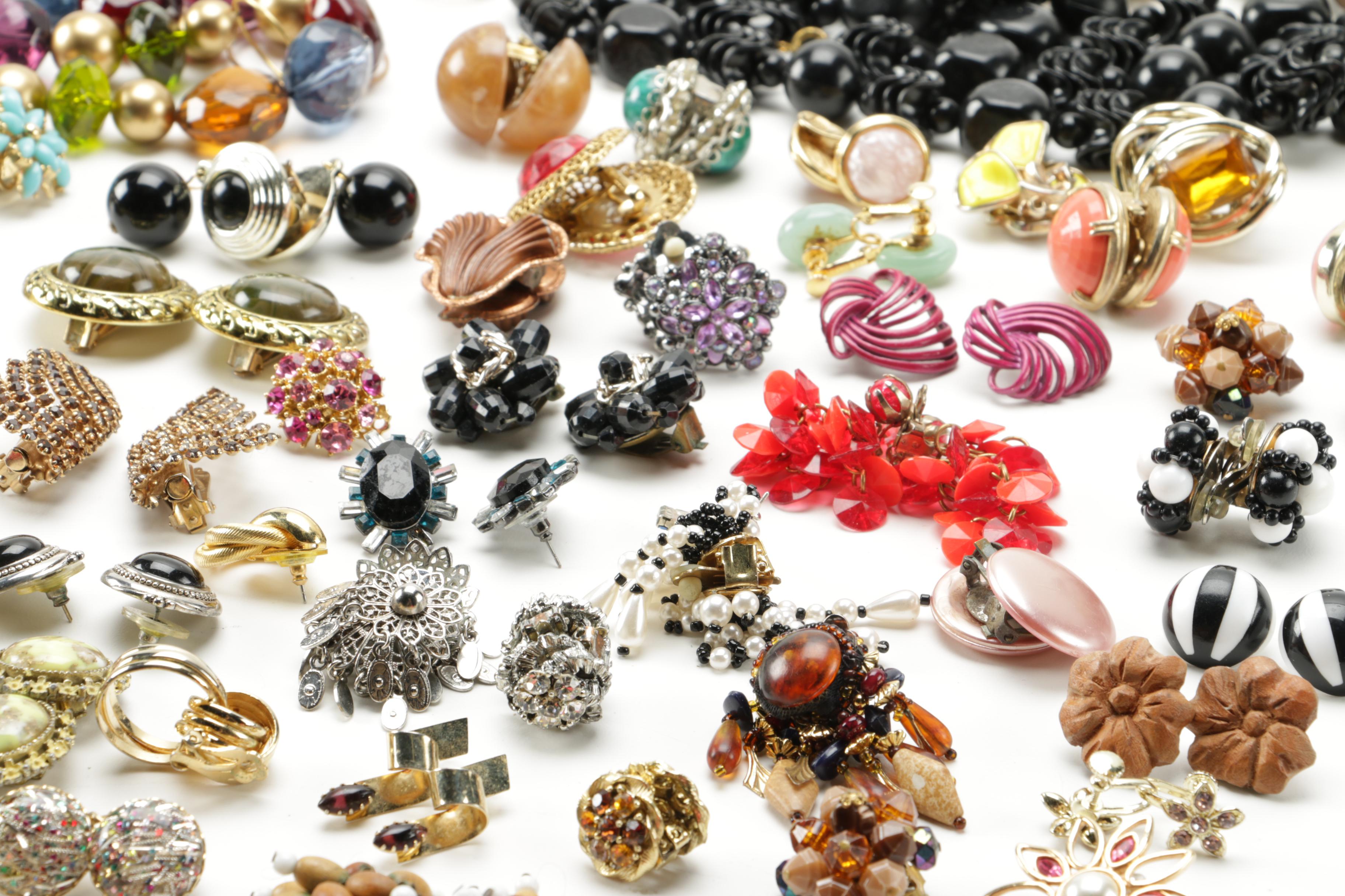 Large Selection of Costume Jewelry