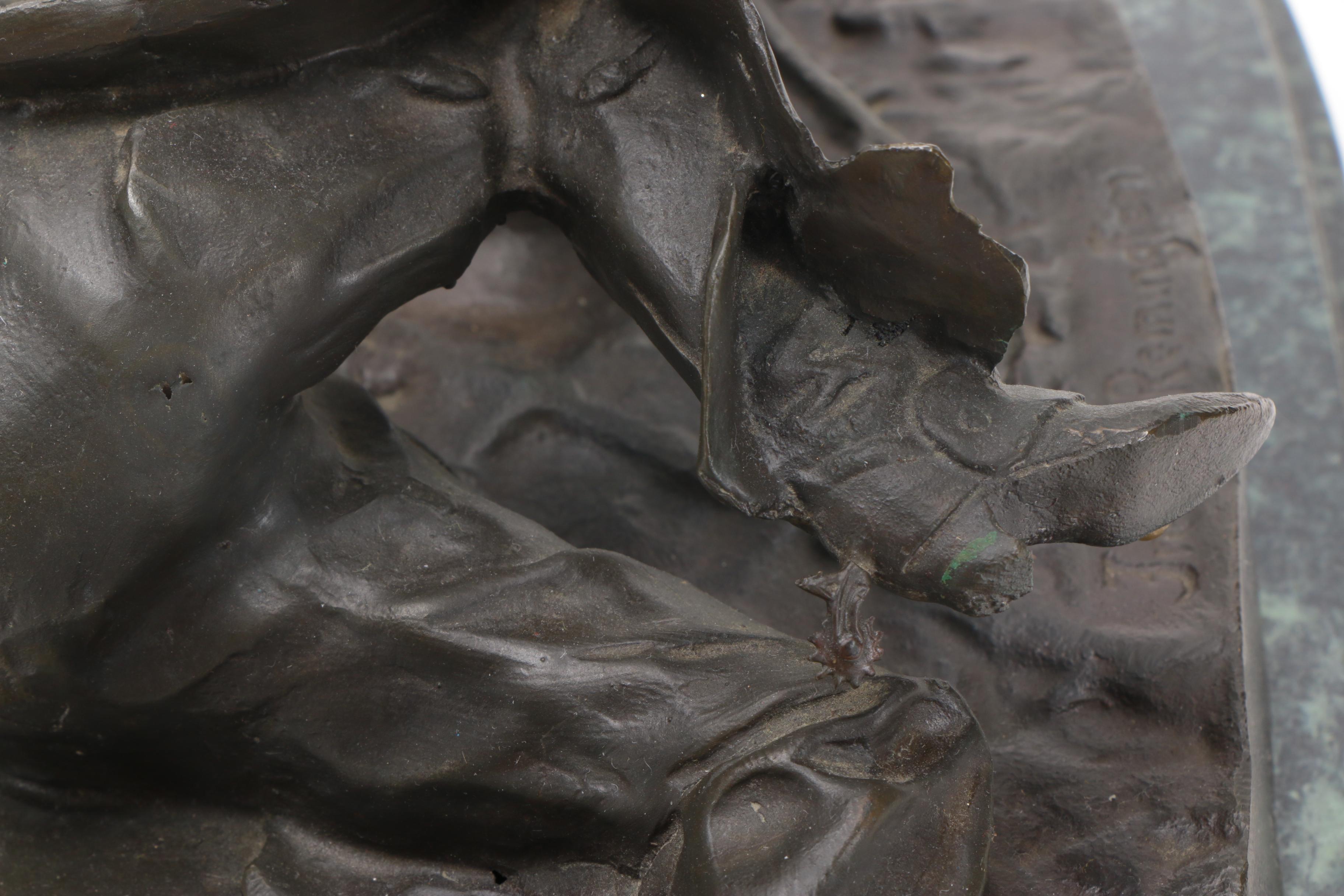 Bronze Sculpture After Frederic Remington "Wicked Pony"