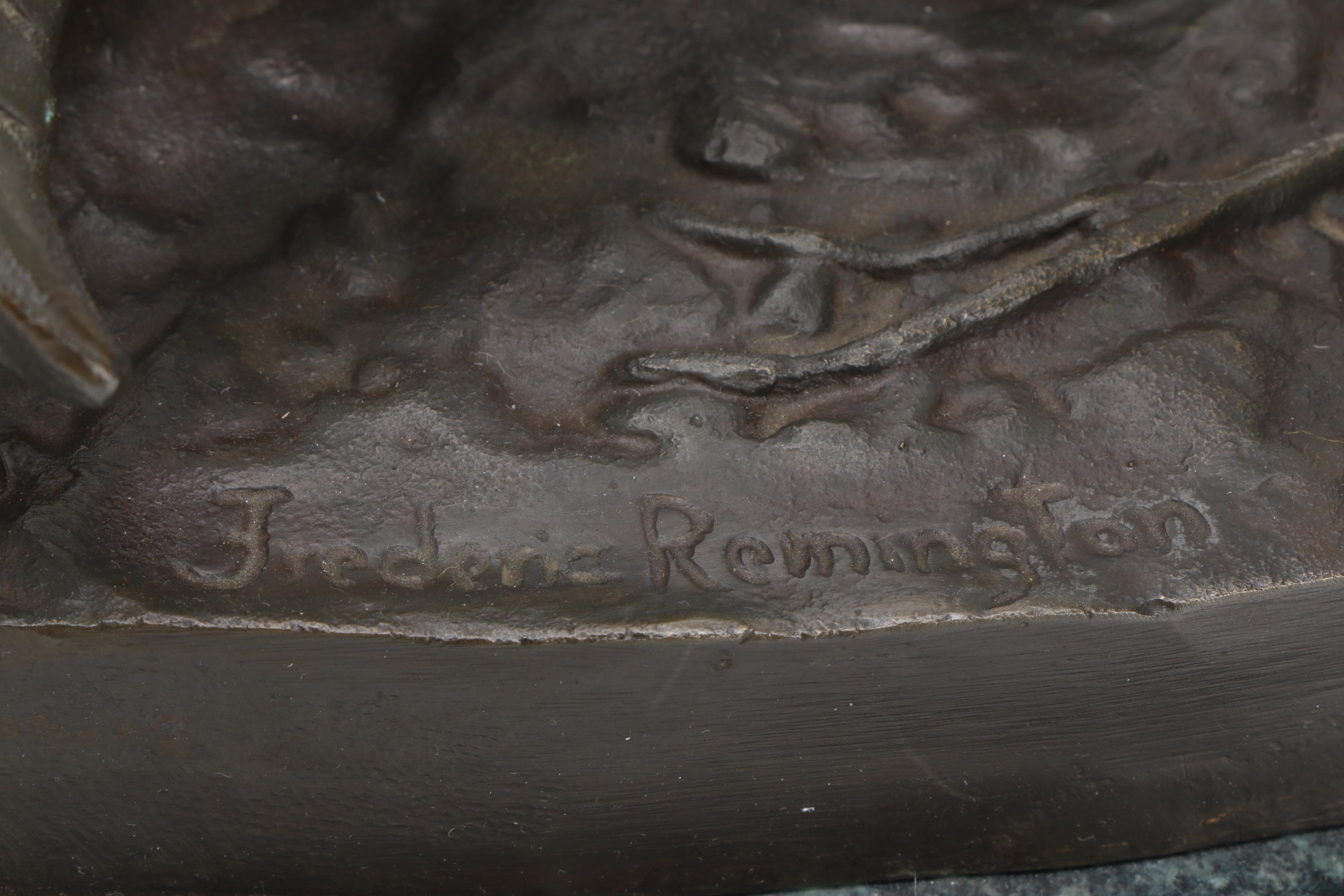 Bronze Sculpture After Frederic Remington "Wicked Pony"