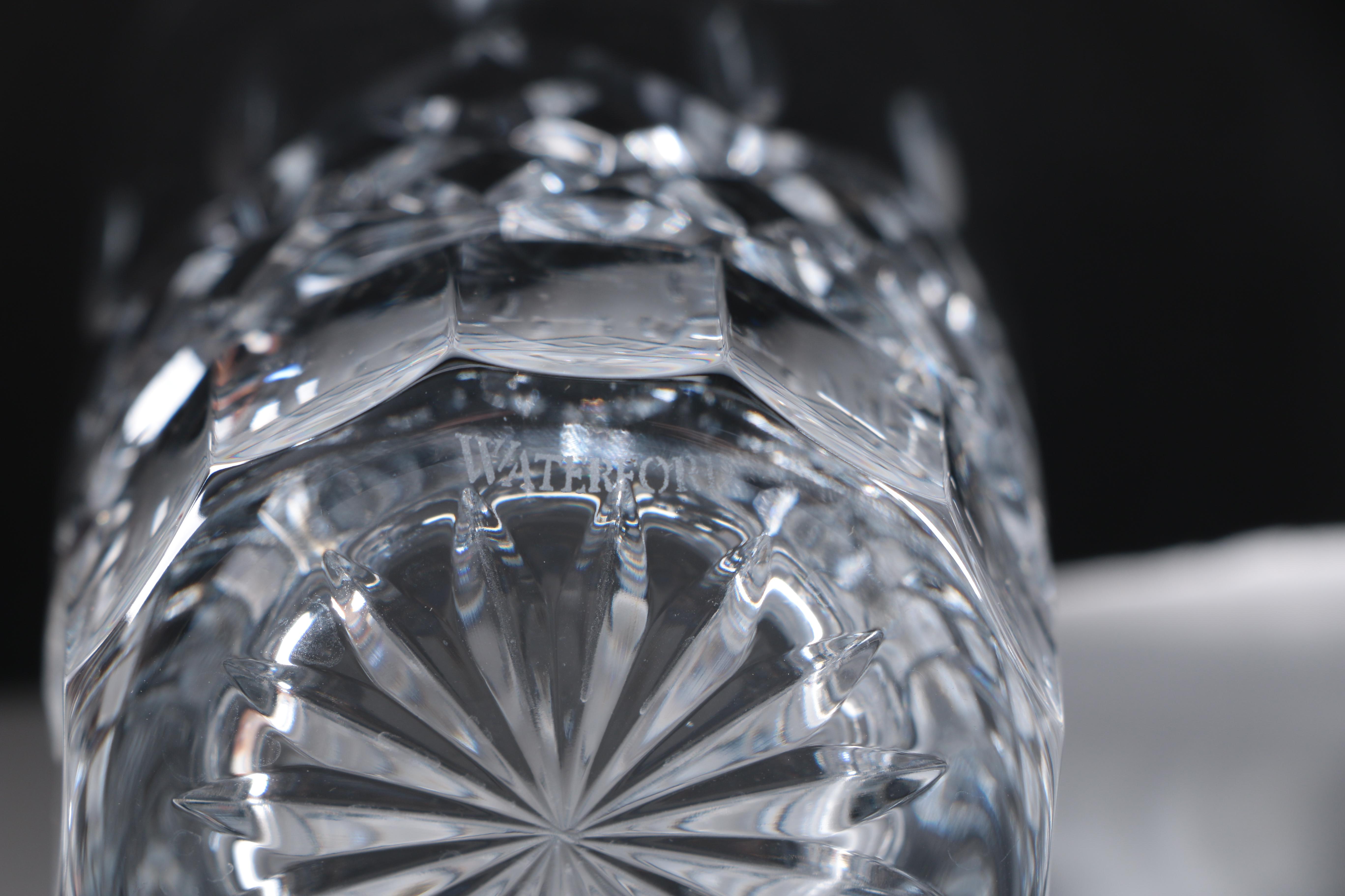 Set of Four Waterford "Lismore" 12oz Highball Glasses