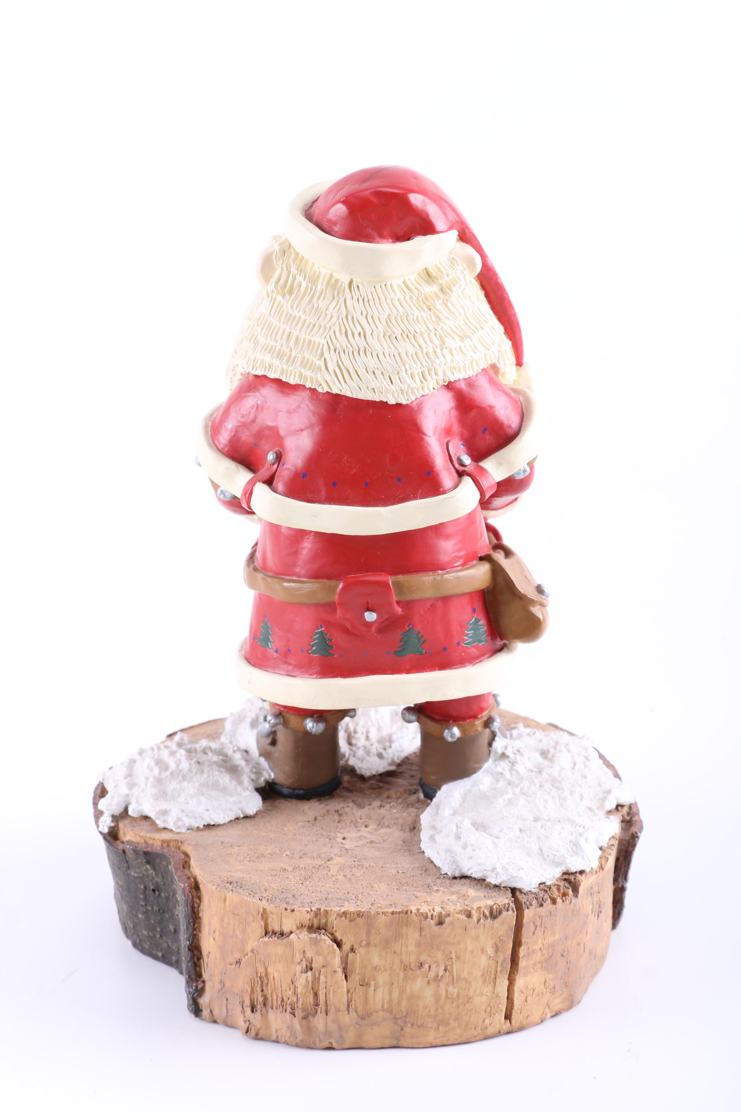 Collection of "Just Believe" Santa Figurines