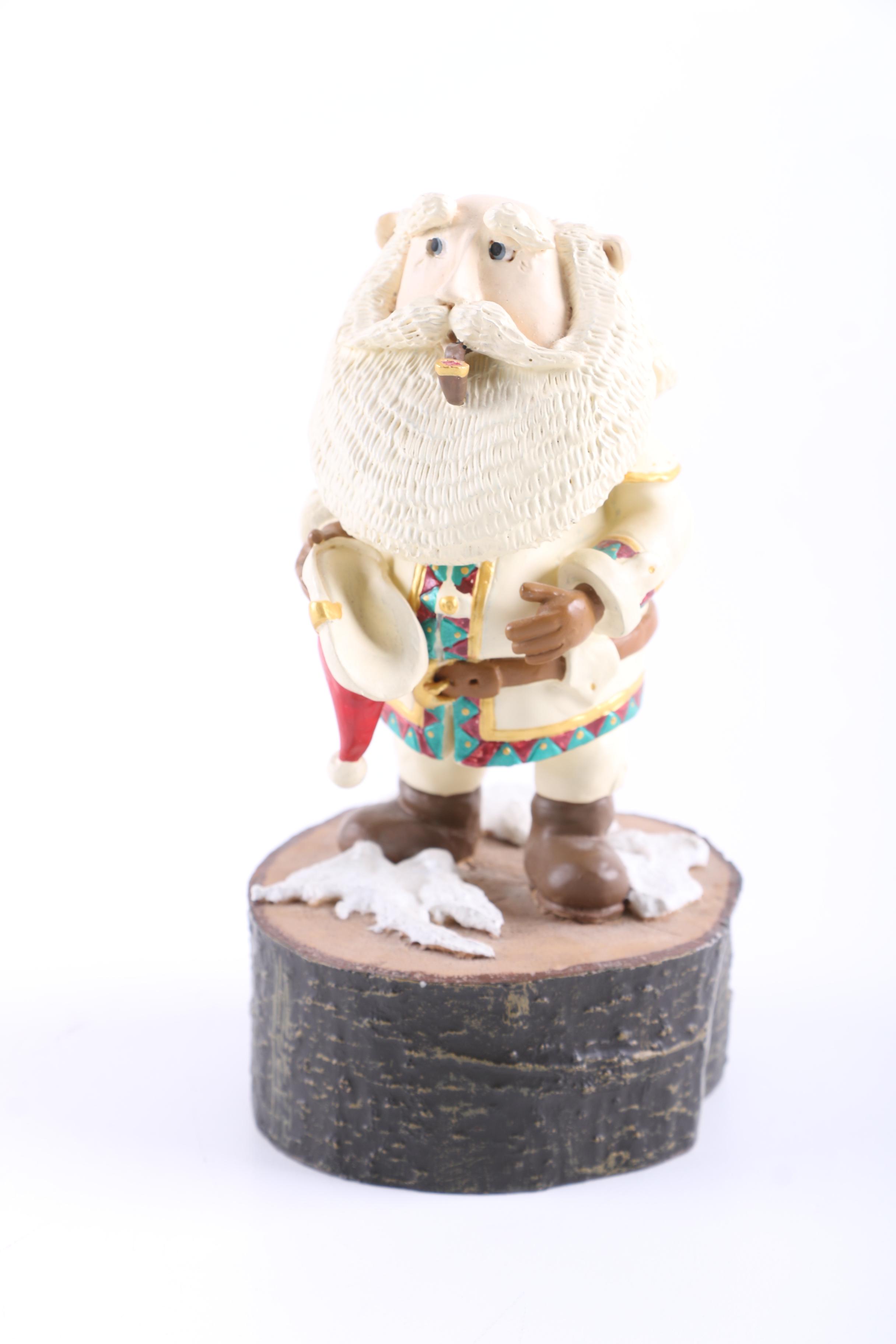 Collection of "Just Believe" Santa Figurines