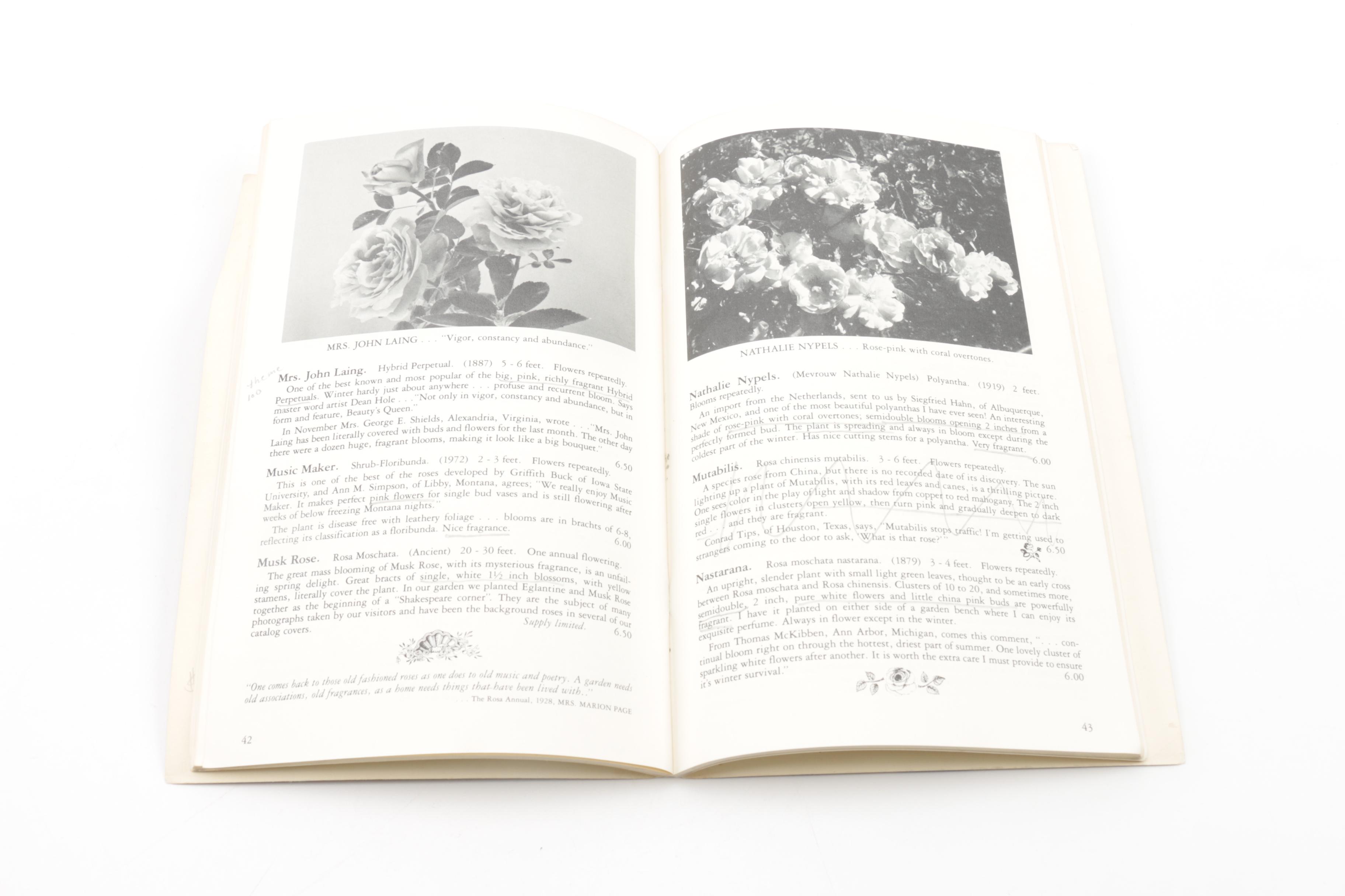 "The Quest for the Rose" and Other Books on Gardens and Gardening
