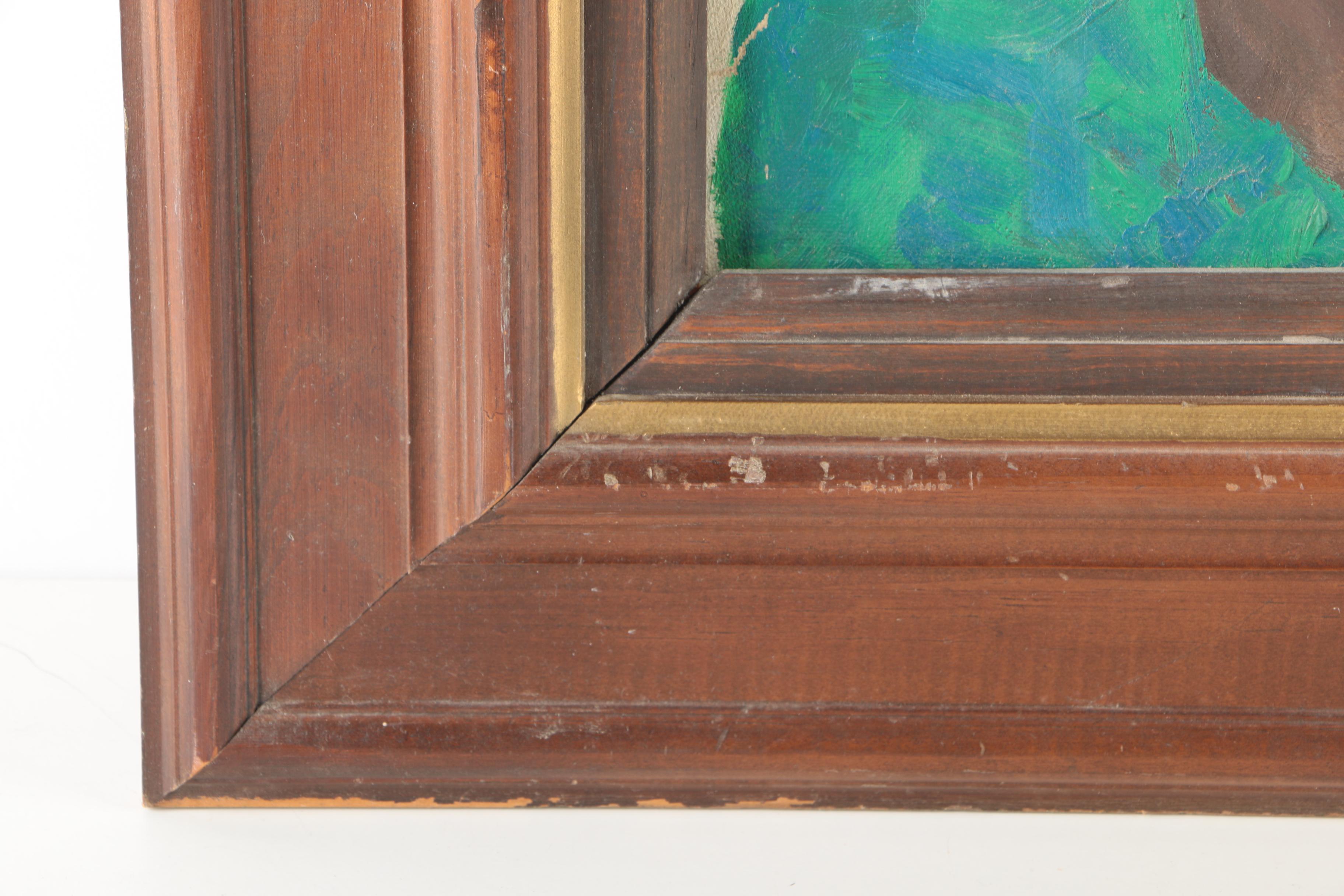 Marian Brown Oil Paintings on Canvas Board "Debut" and "Emergence"