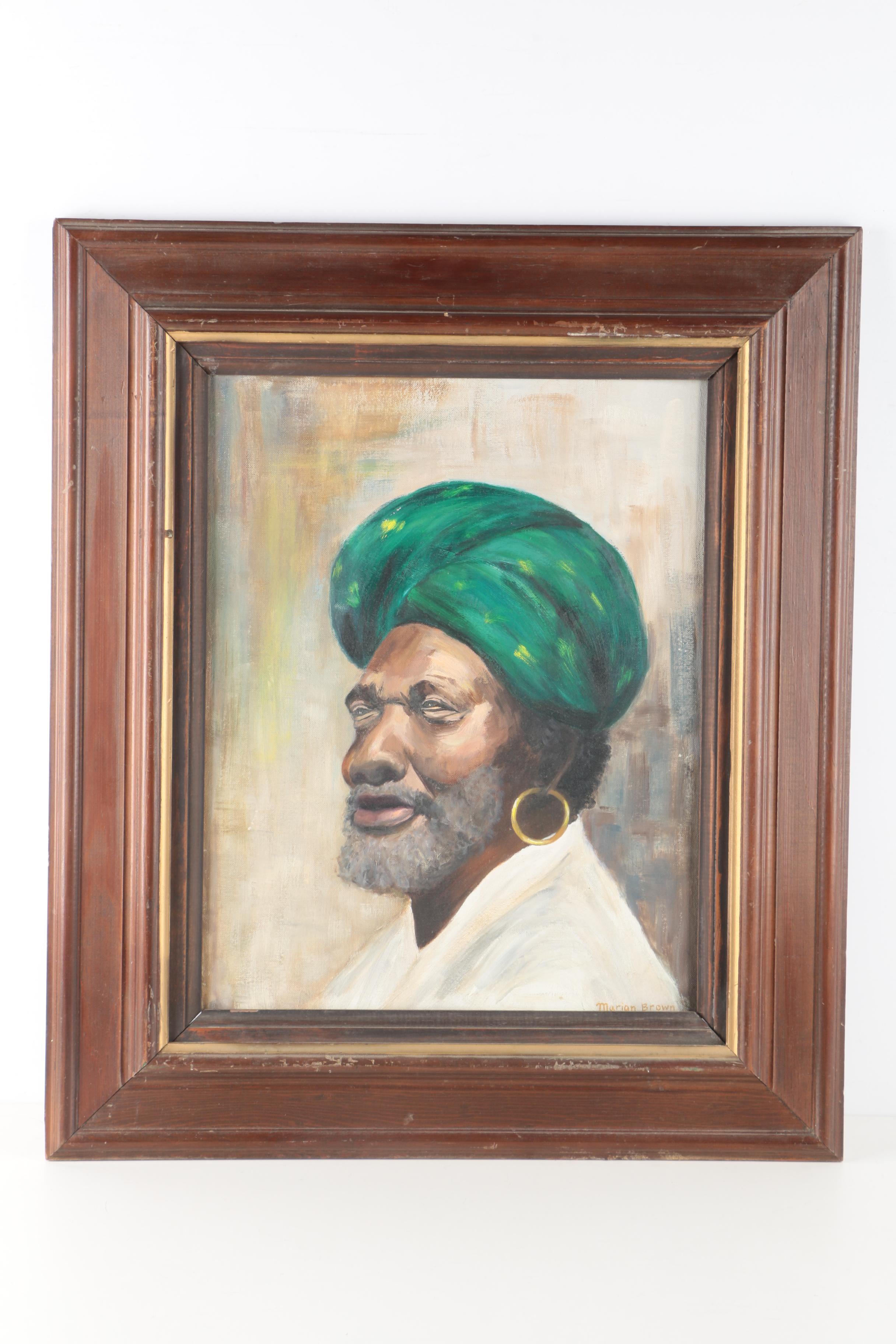 Marian Brown Oil Paintings on Canvas Board "Debut" and "Emergence"