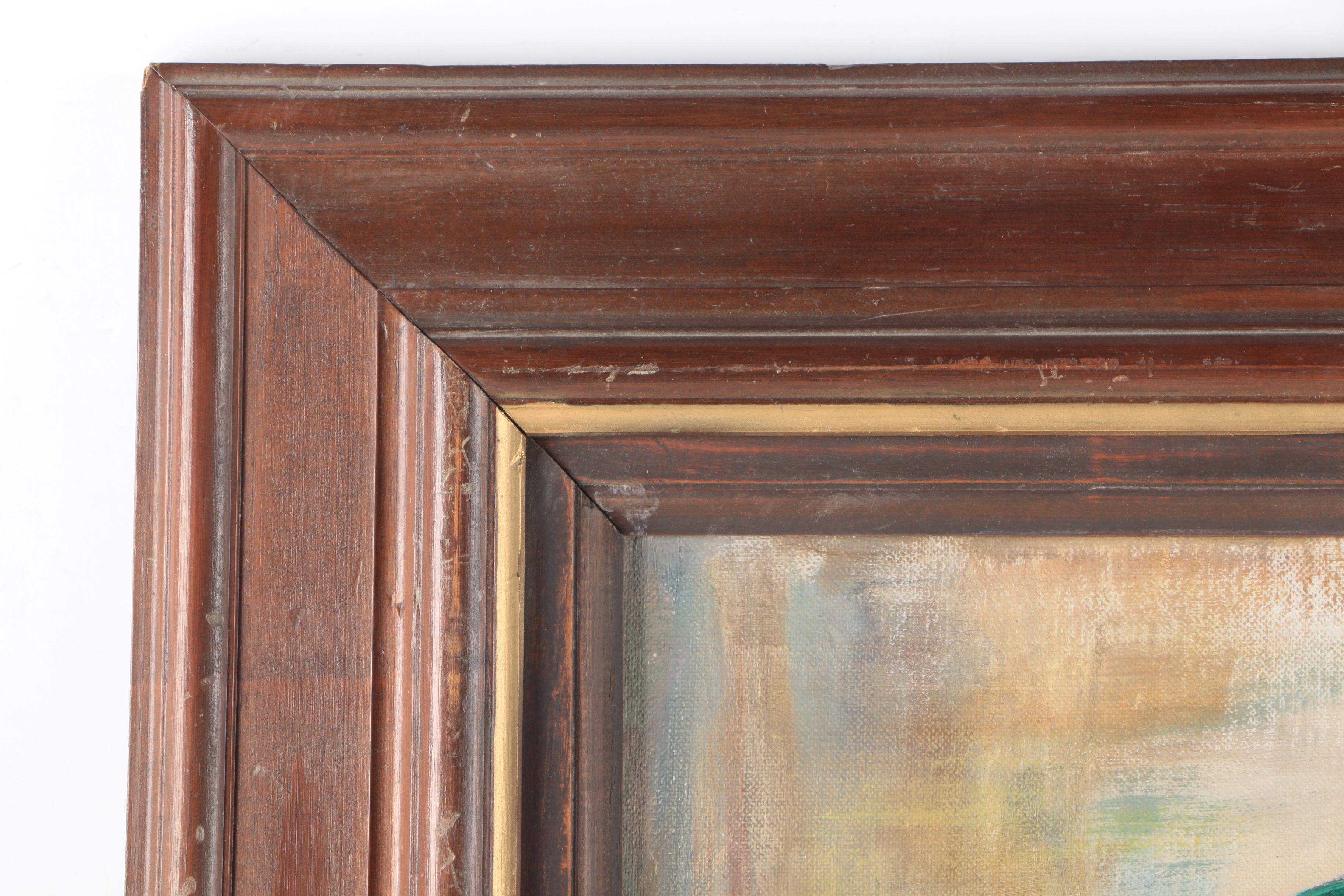 Marian Brown Oil Paintings on Canvas Board "Debut" and "Emergence"