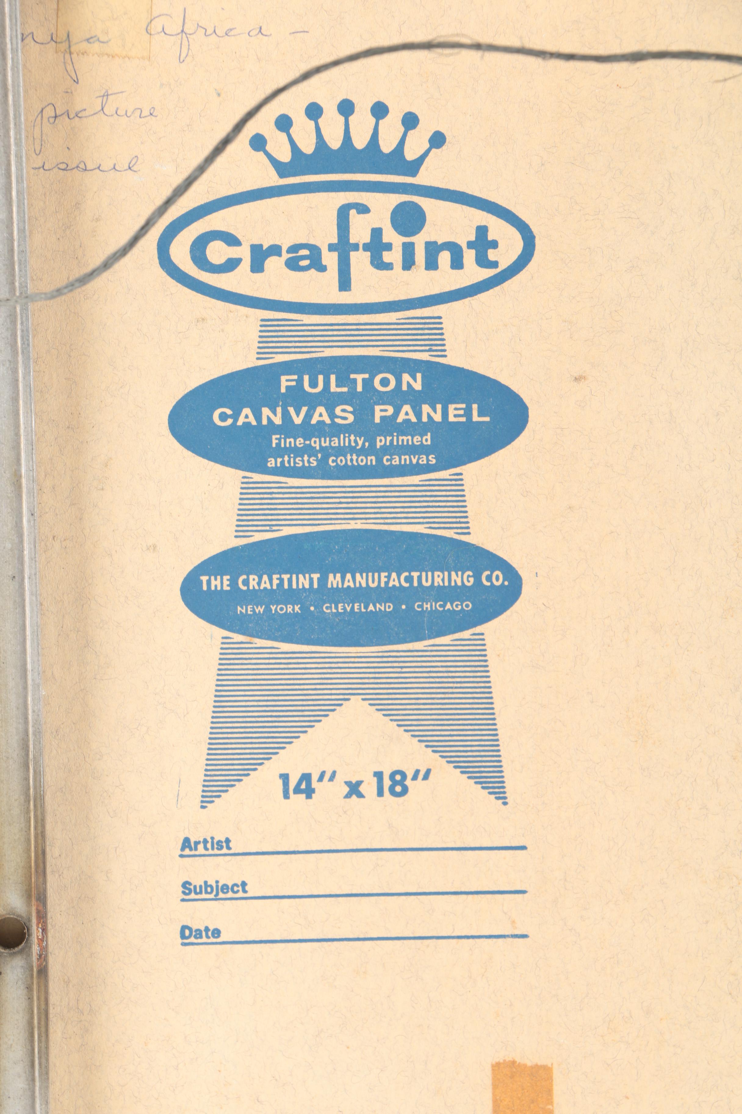 Marian Brown Oil Paintings on Canvas Board "Debut" and "Emergence"