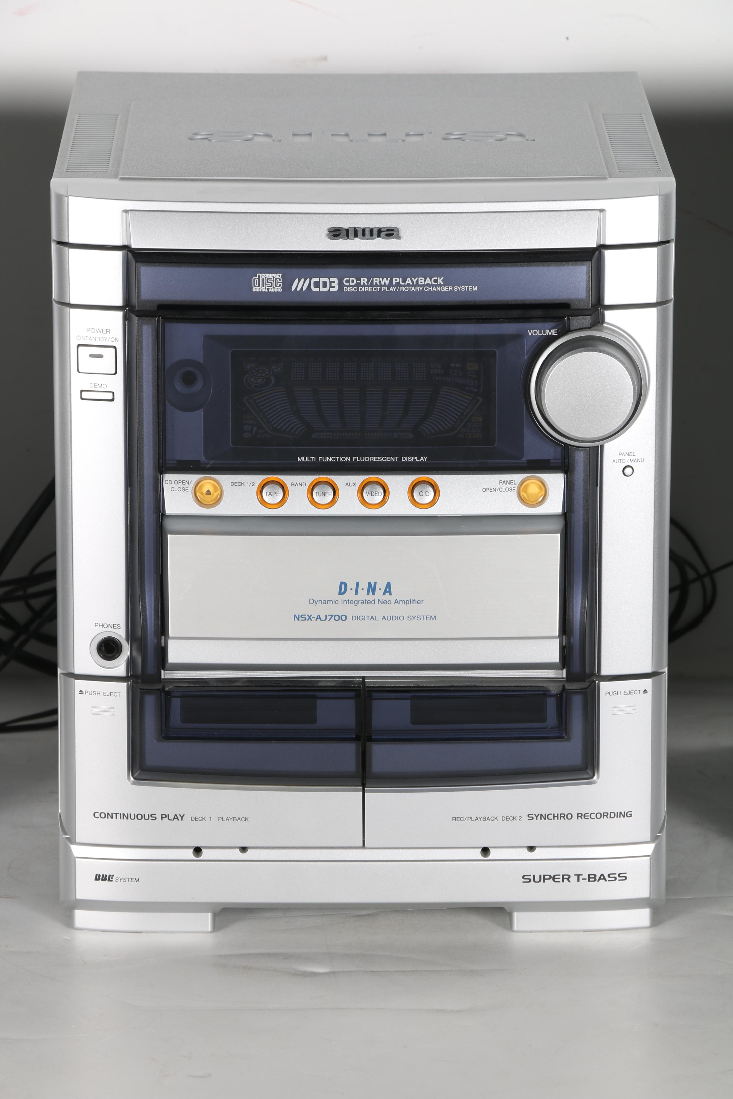 Aiwa Digital Audio System and Speakers