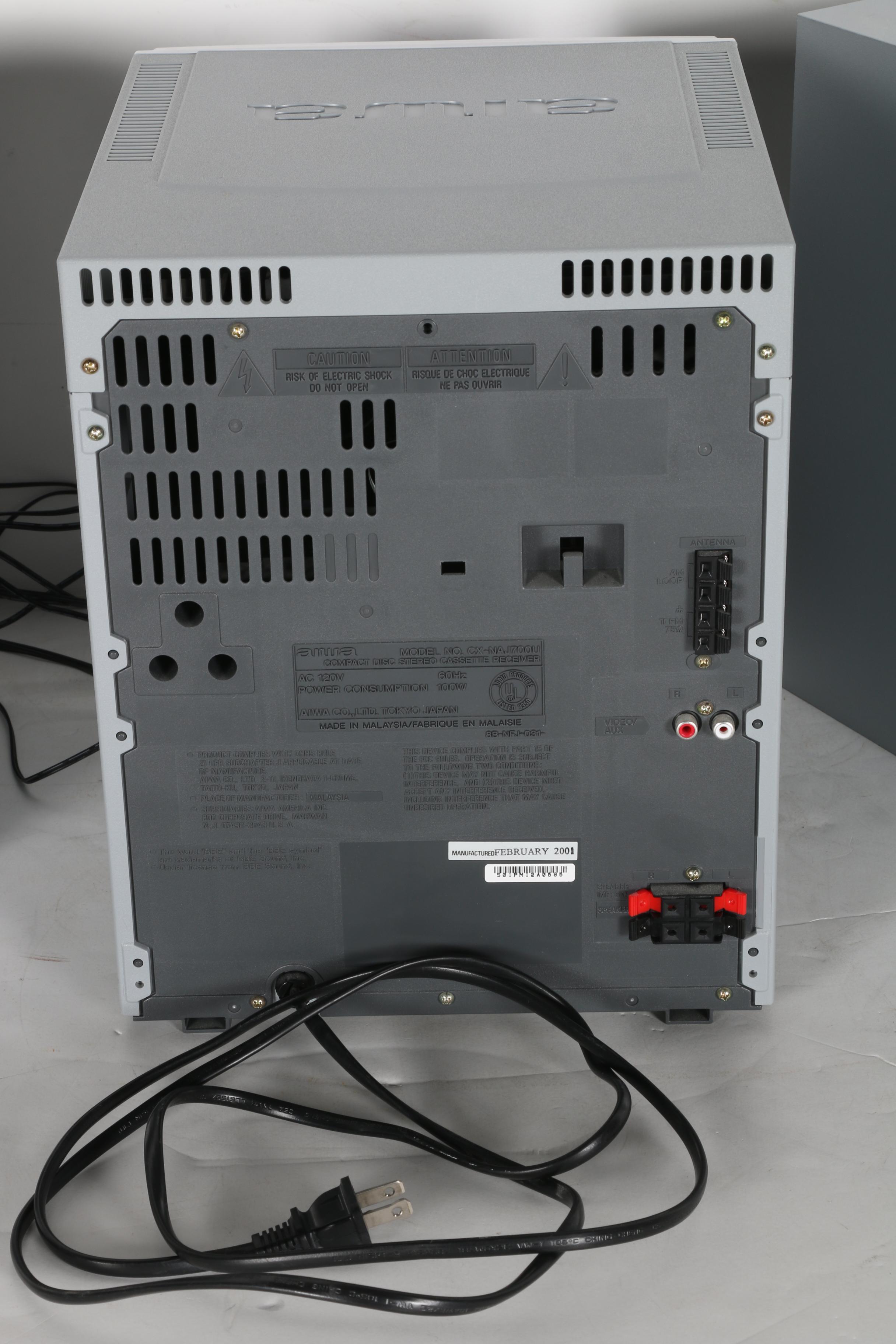 Aiwa Digital Audio System and Speakers