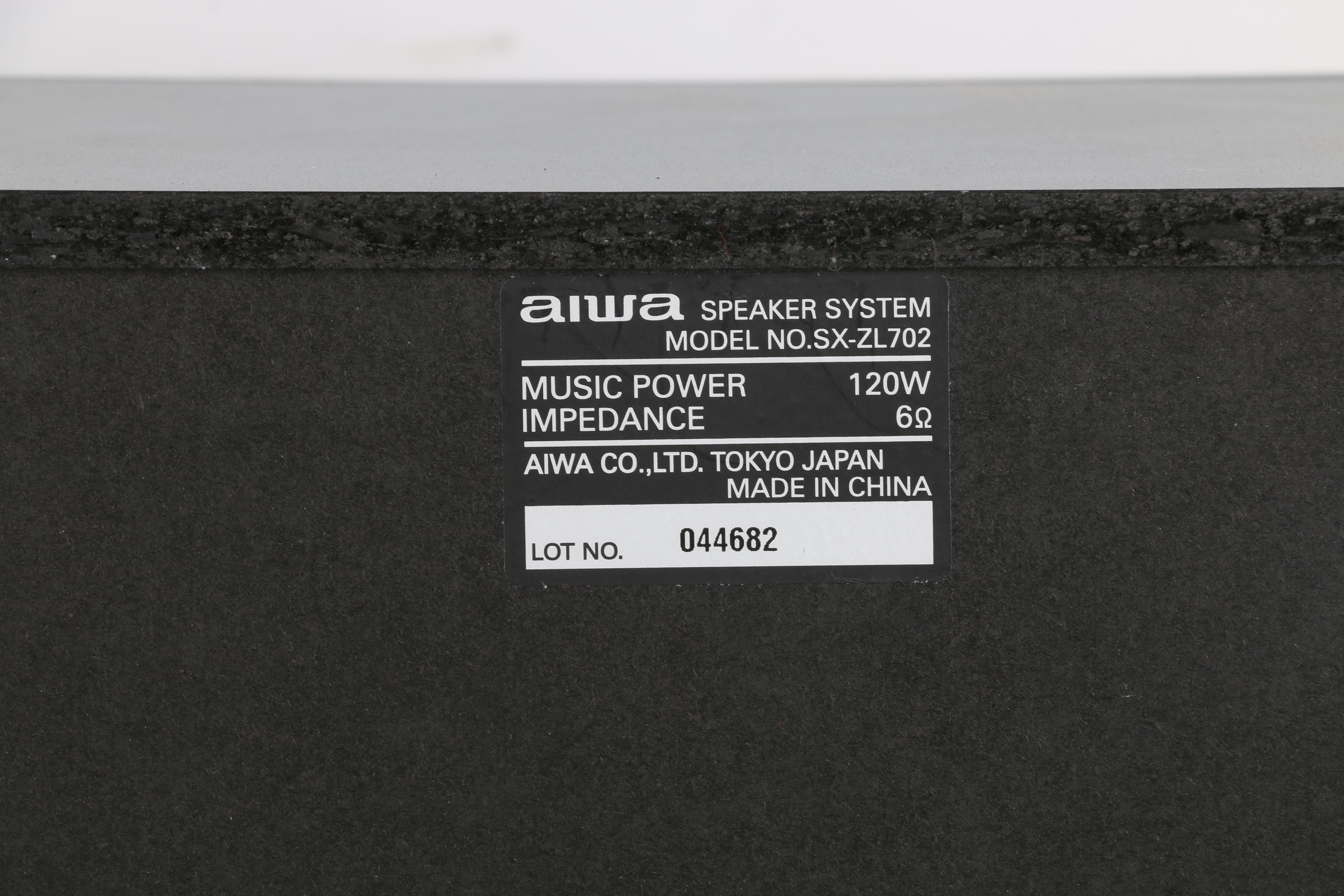 Aiwa Digital Audio System and Speakers