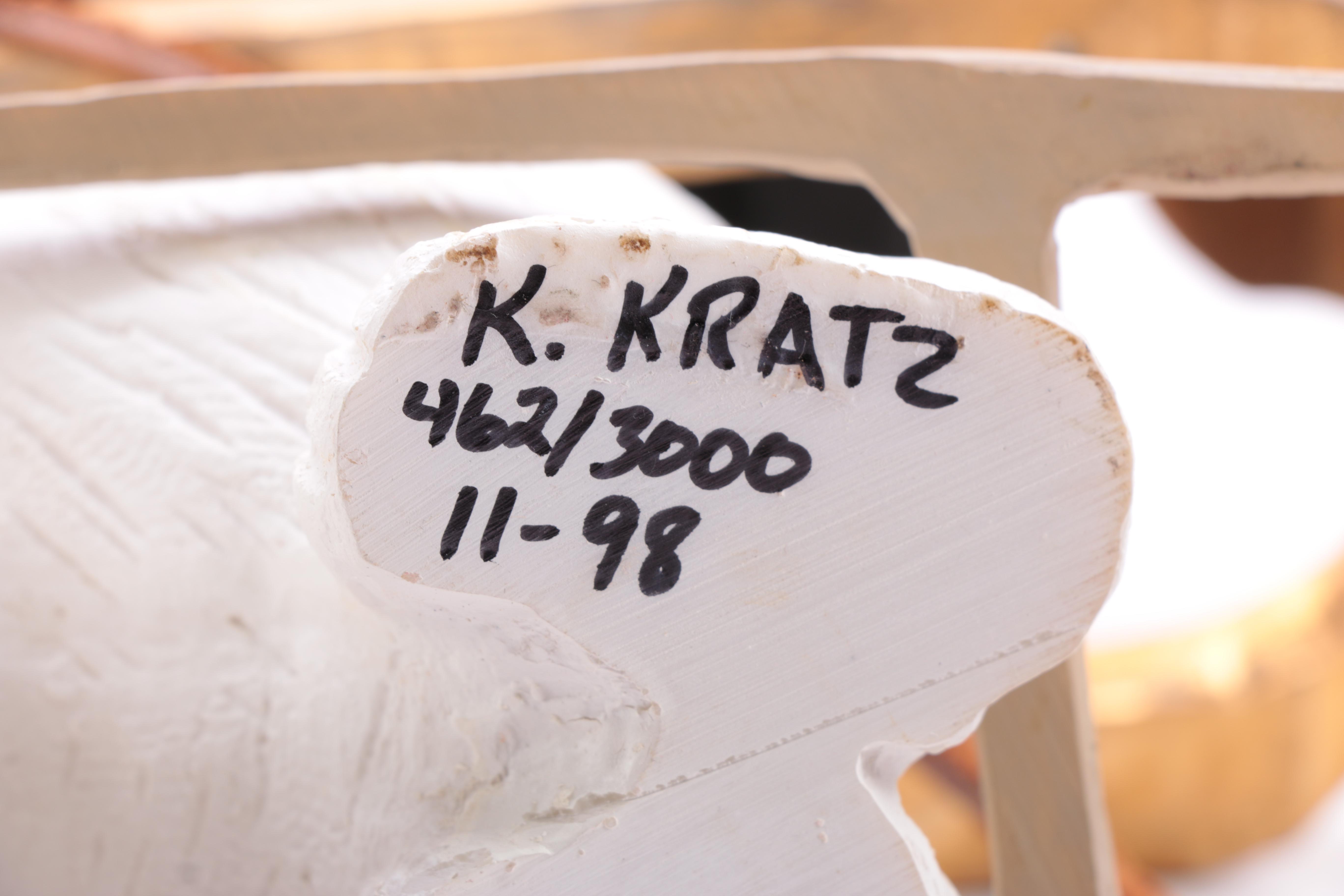 Hand-Painted Santa on Sleigh Figurine