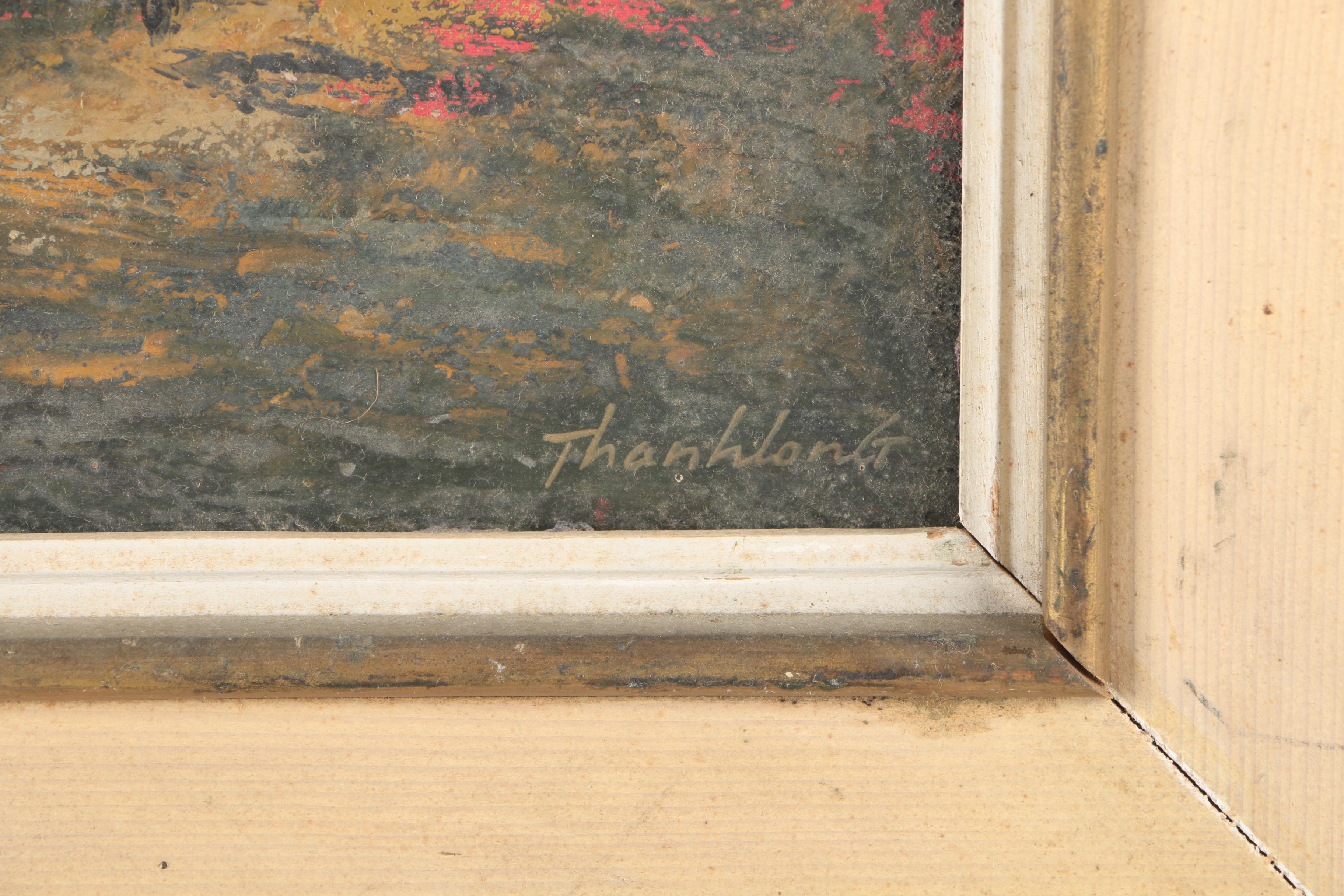 Thanhlong Oil Painting on Canvas of Sailboat