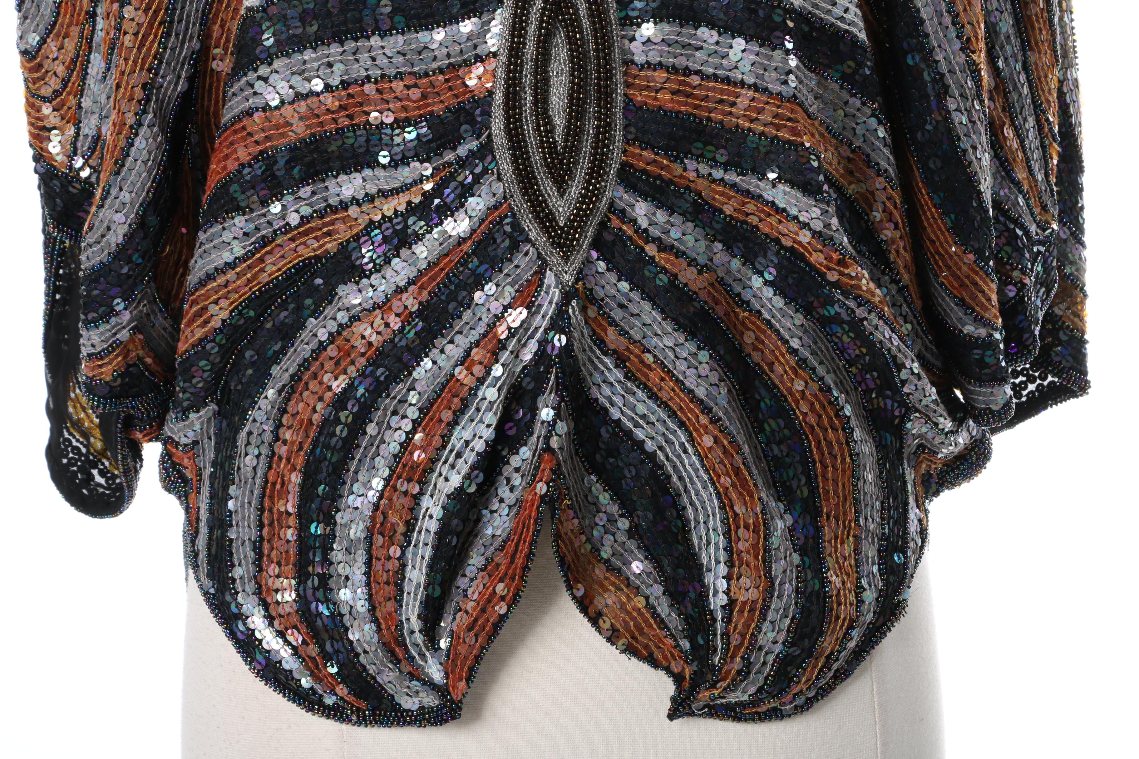 Women's Vintage Sequin Top