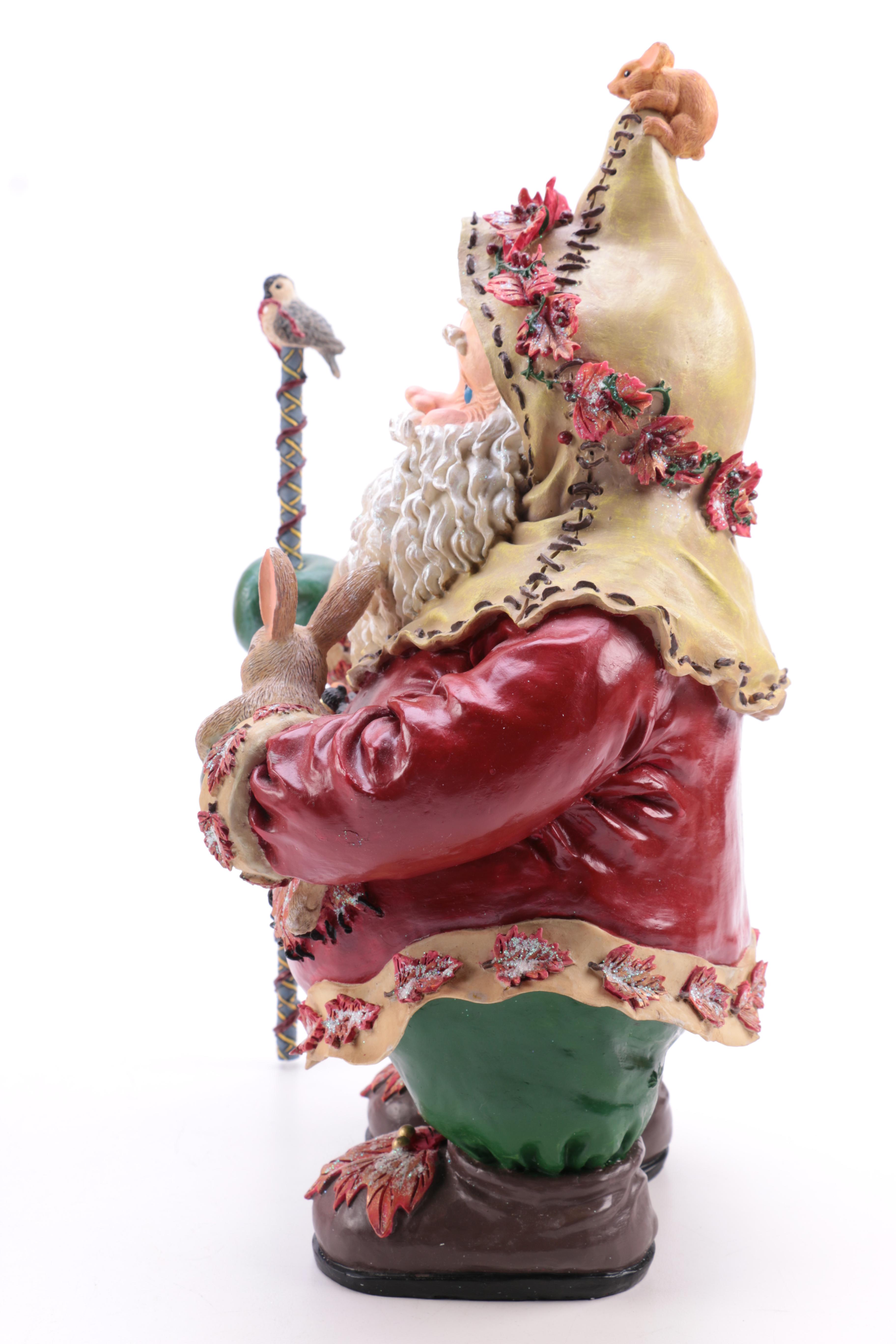 Limited Edition Christopher Radko "Frosty Leaf Santa" Figurine