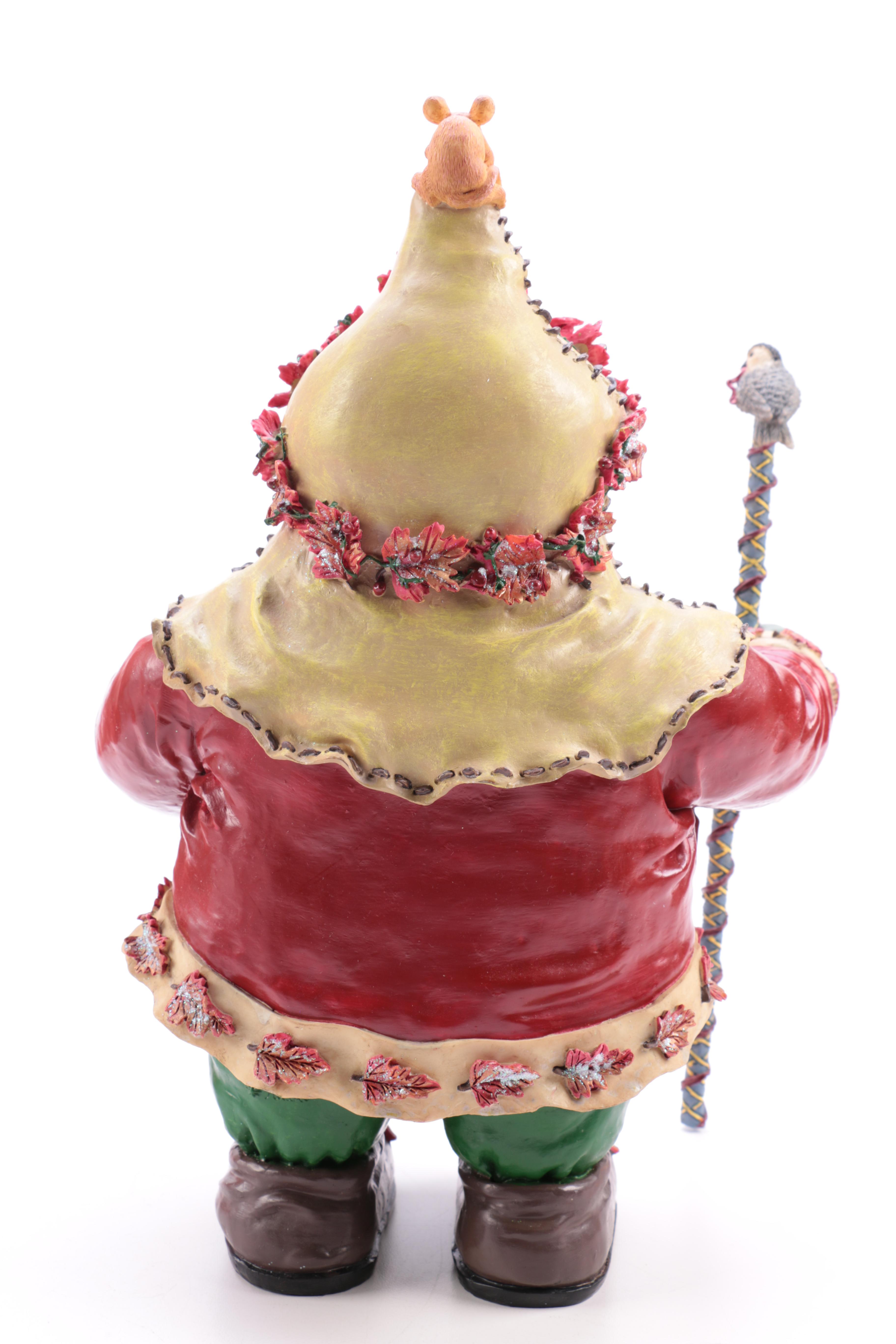 Limited Edition Christopher Radko "Frosty Leaf Santa" Figurine