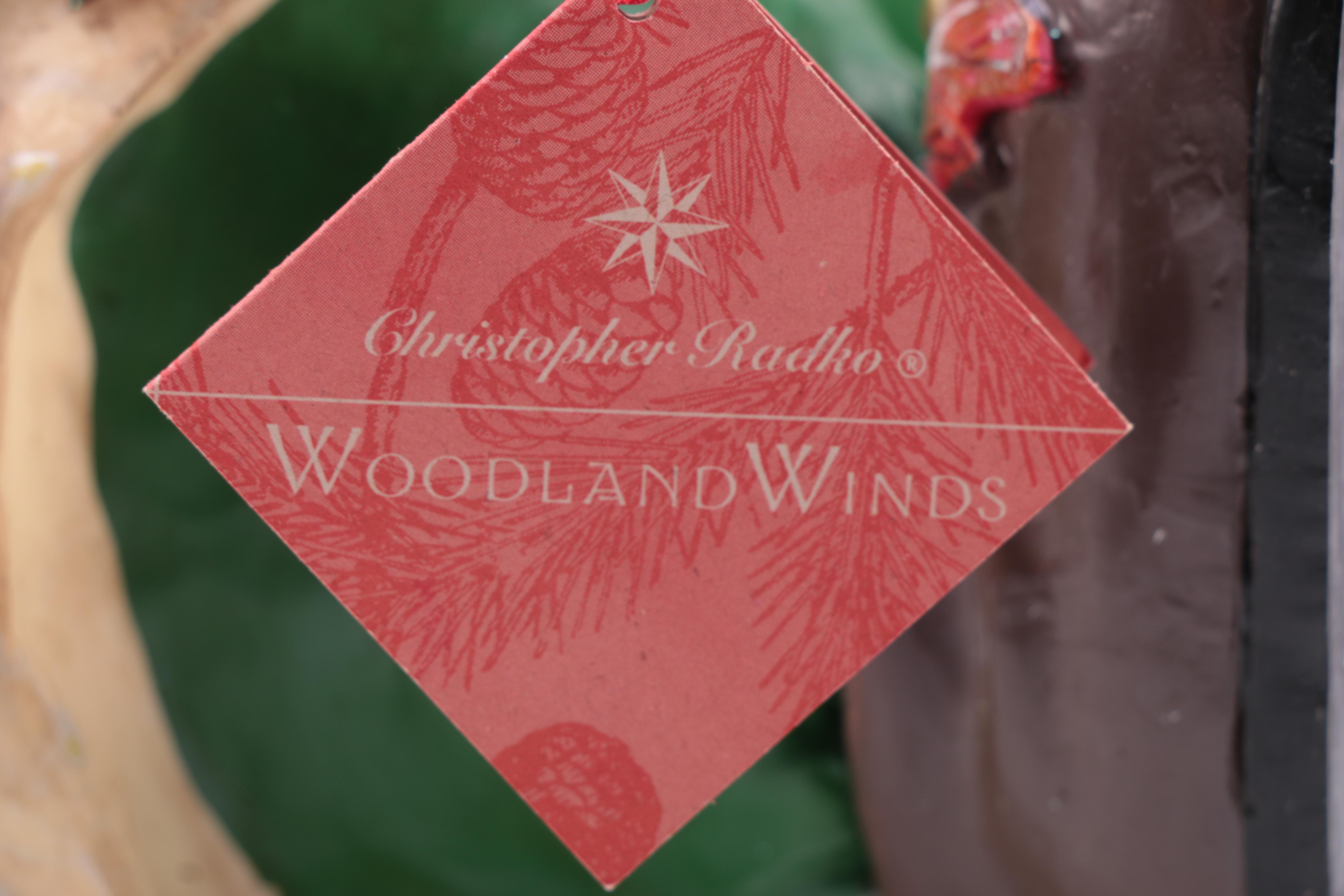 Limited Edition Christopher Radko "Frosty Leaf Santa" Figurine