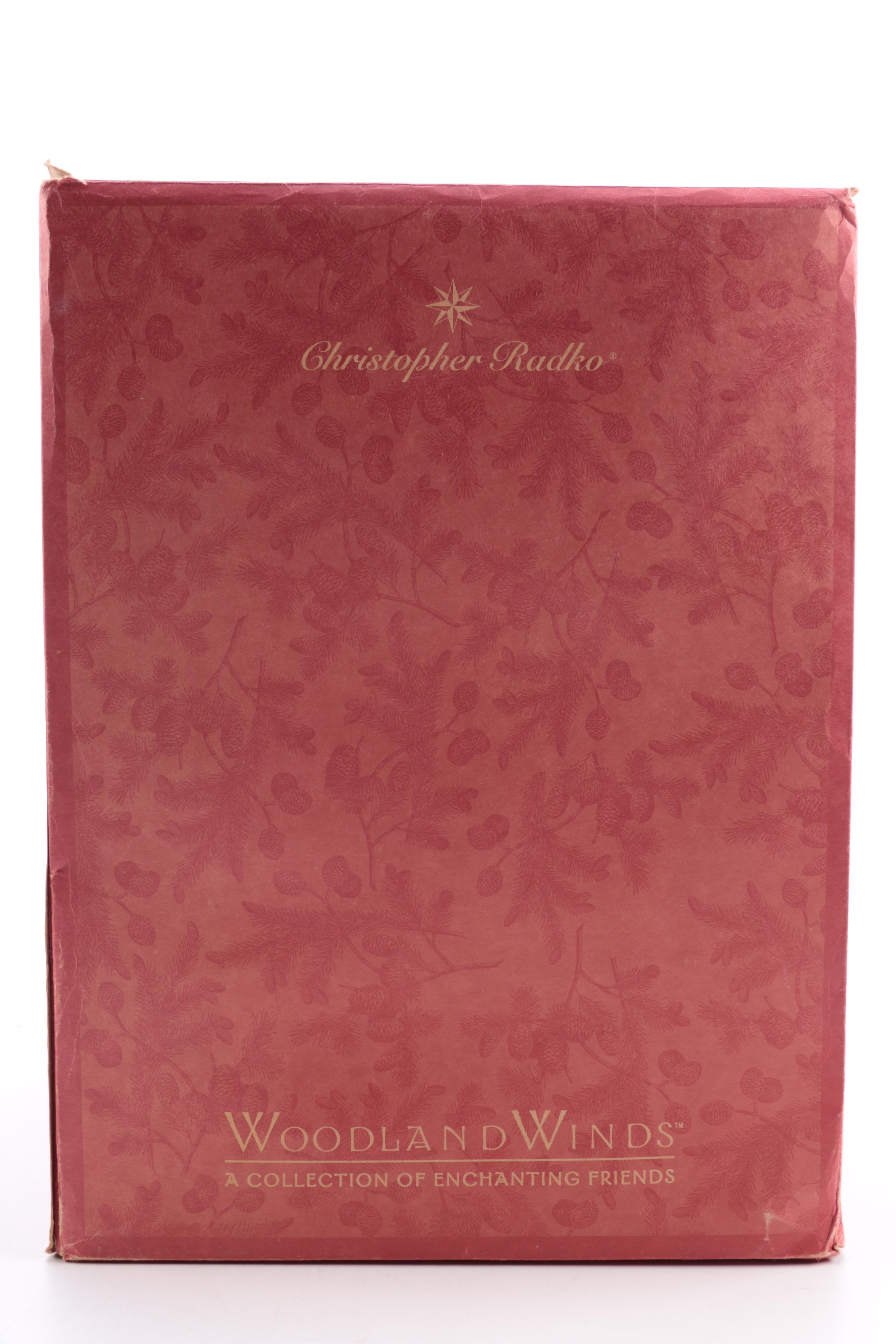 Limited Edition Christopher Radko "Frosty Leaf Santa" Figurine