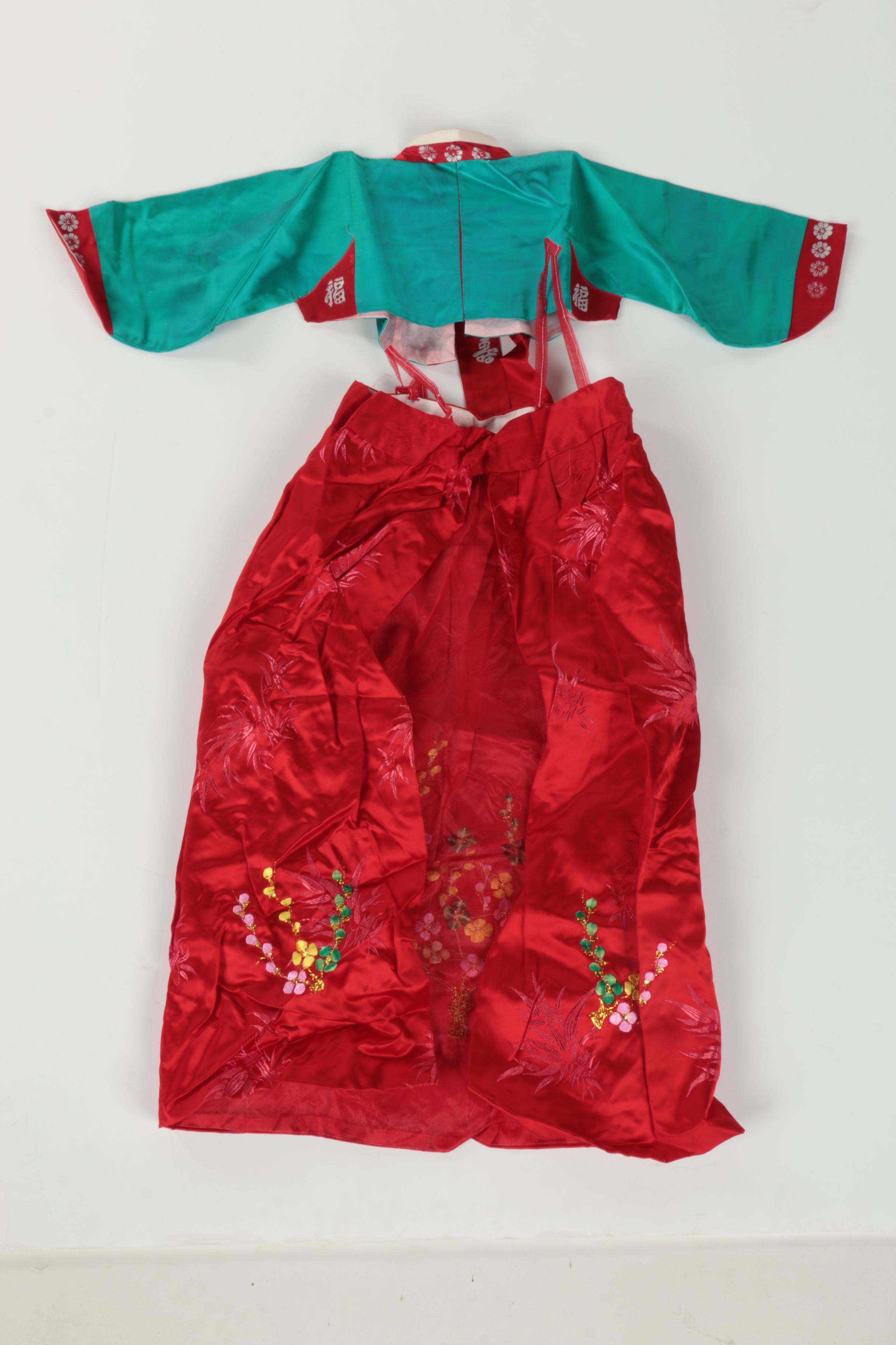 Children's Korean Clothing, Hand-Embroidered Pillowcases, and Accessories