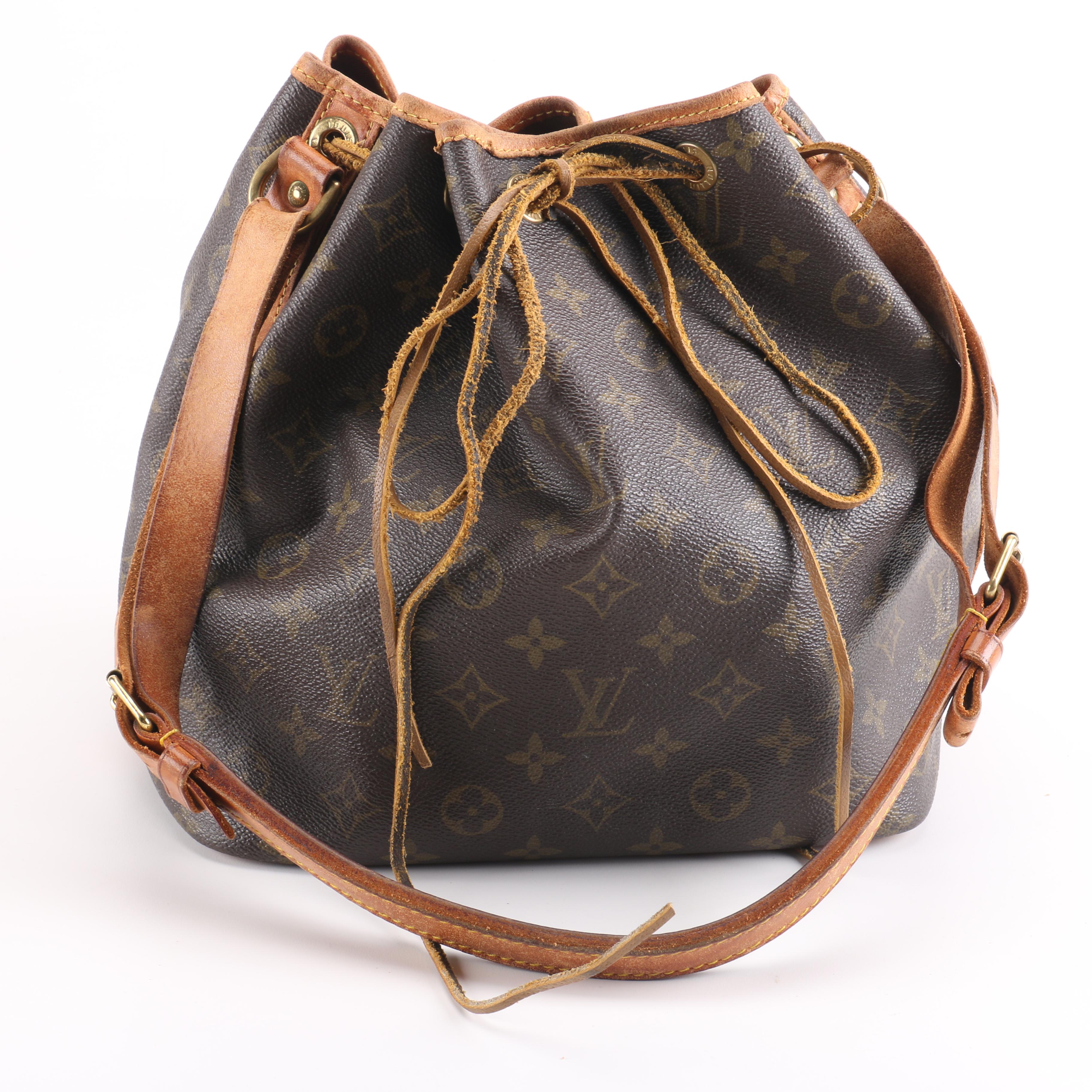 Vintage Louis Vuitton Monogrammed Bucket Bag