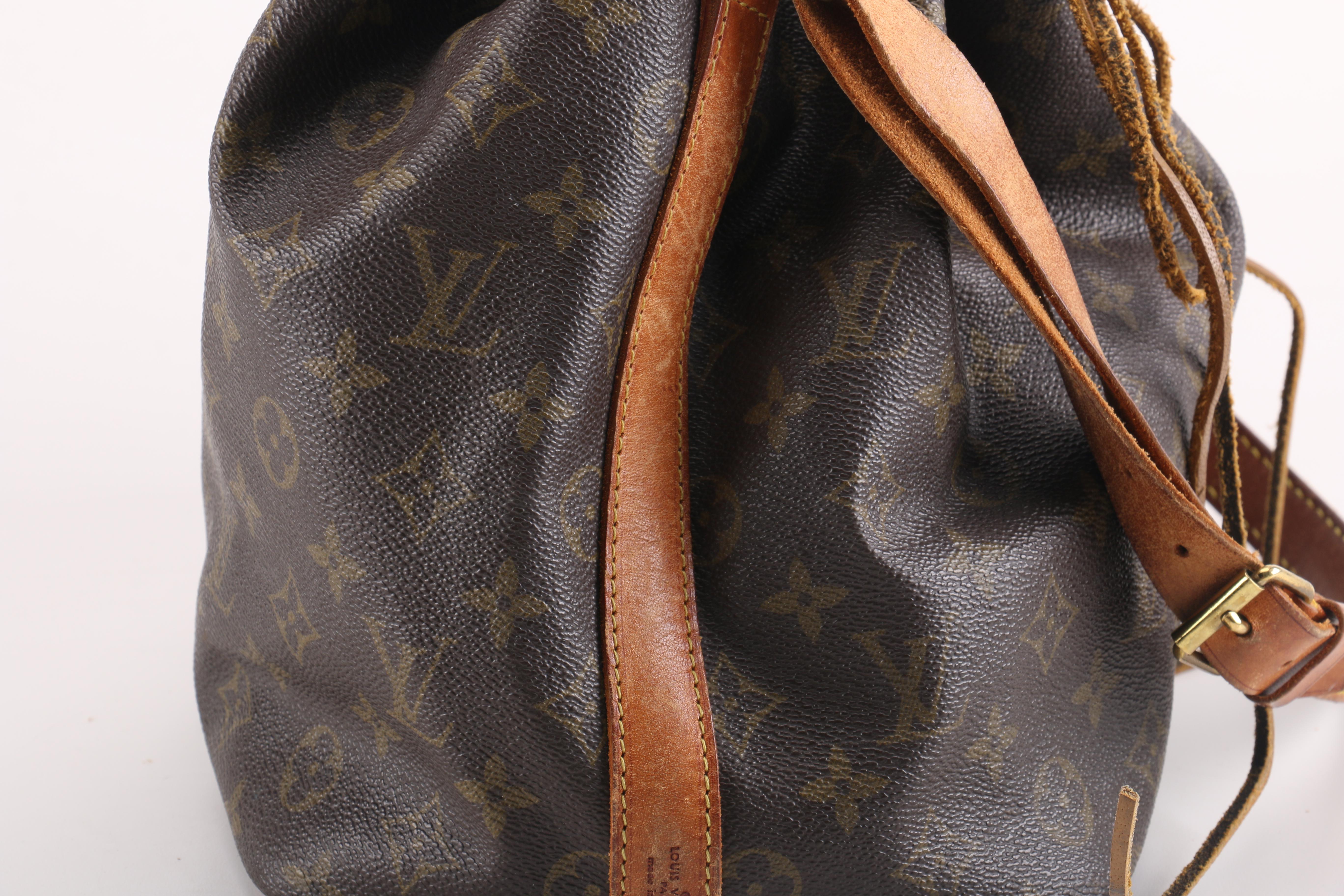 Vintage Louis Vuitton Monogrammed Bucket Bag