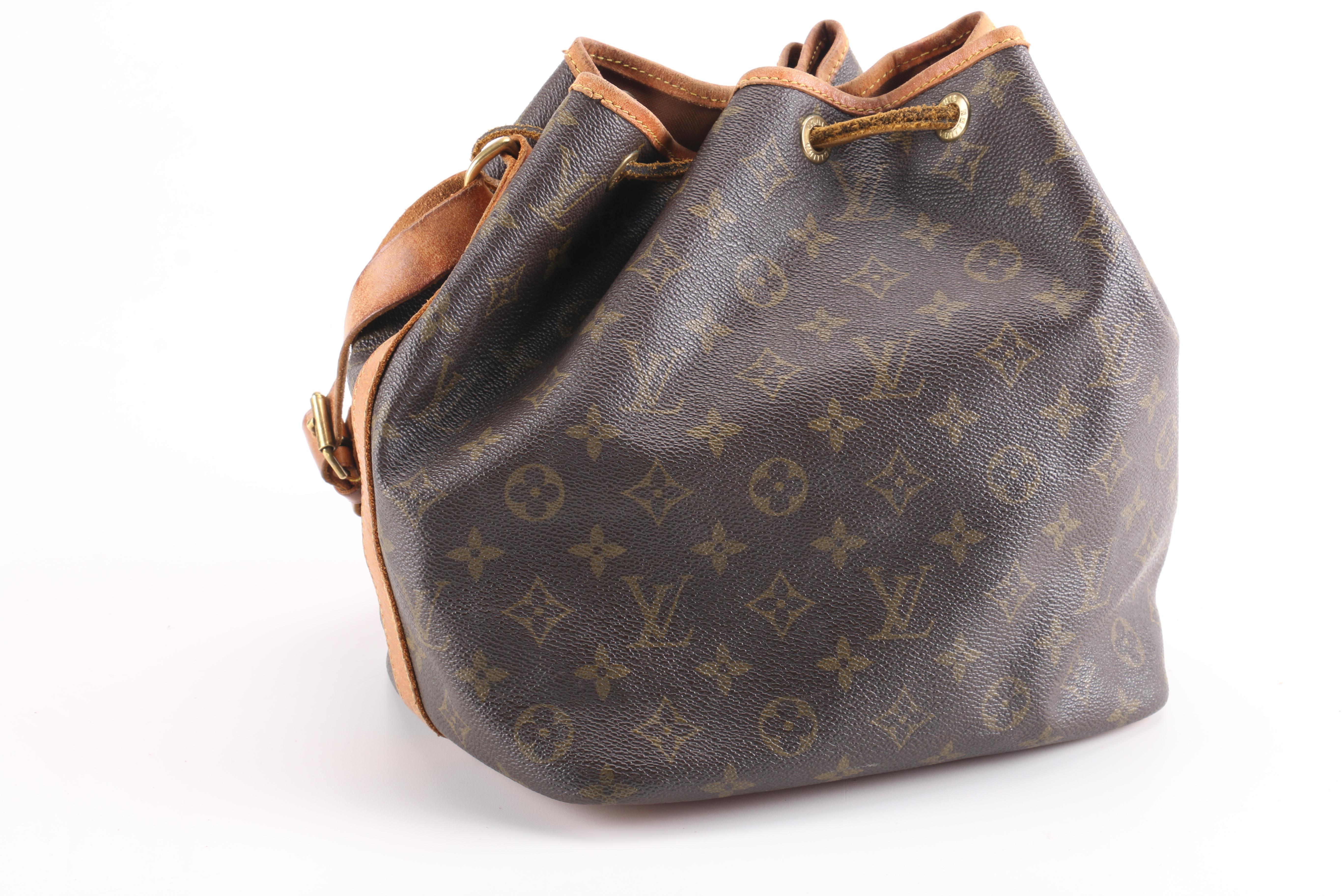 Vintage Louis Vuitton Monogrammed Bucket Bag
