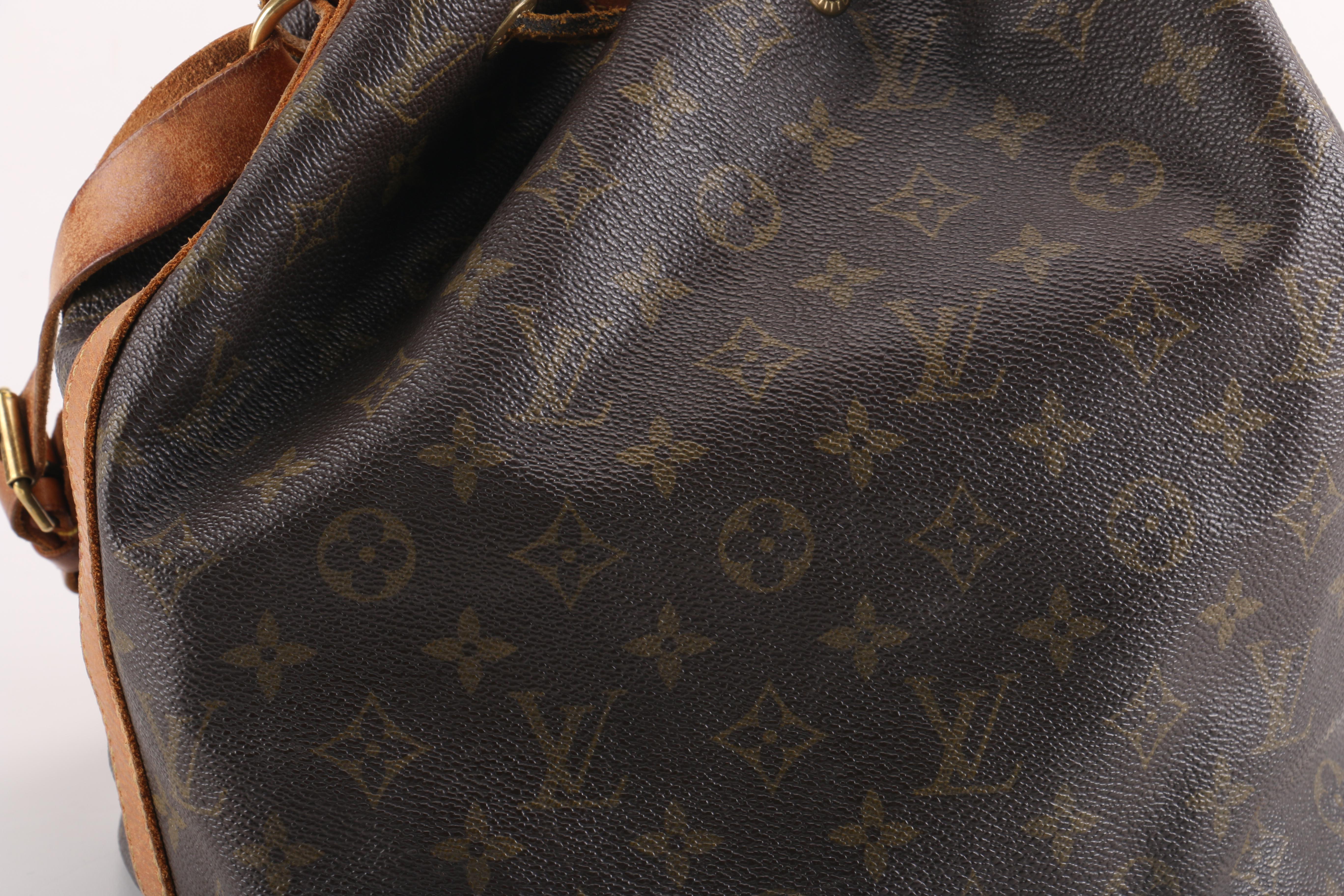 Vintage Louis Vuitton Monogrammed Bucket Bag