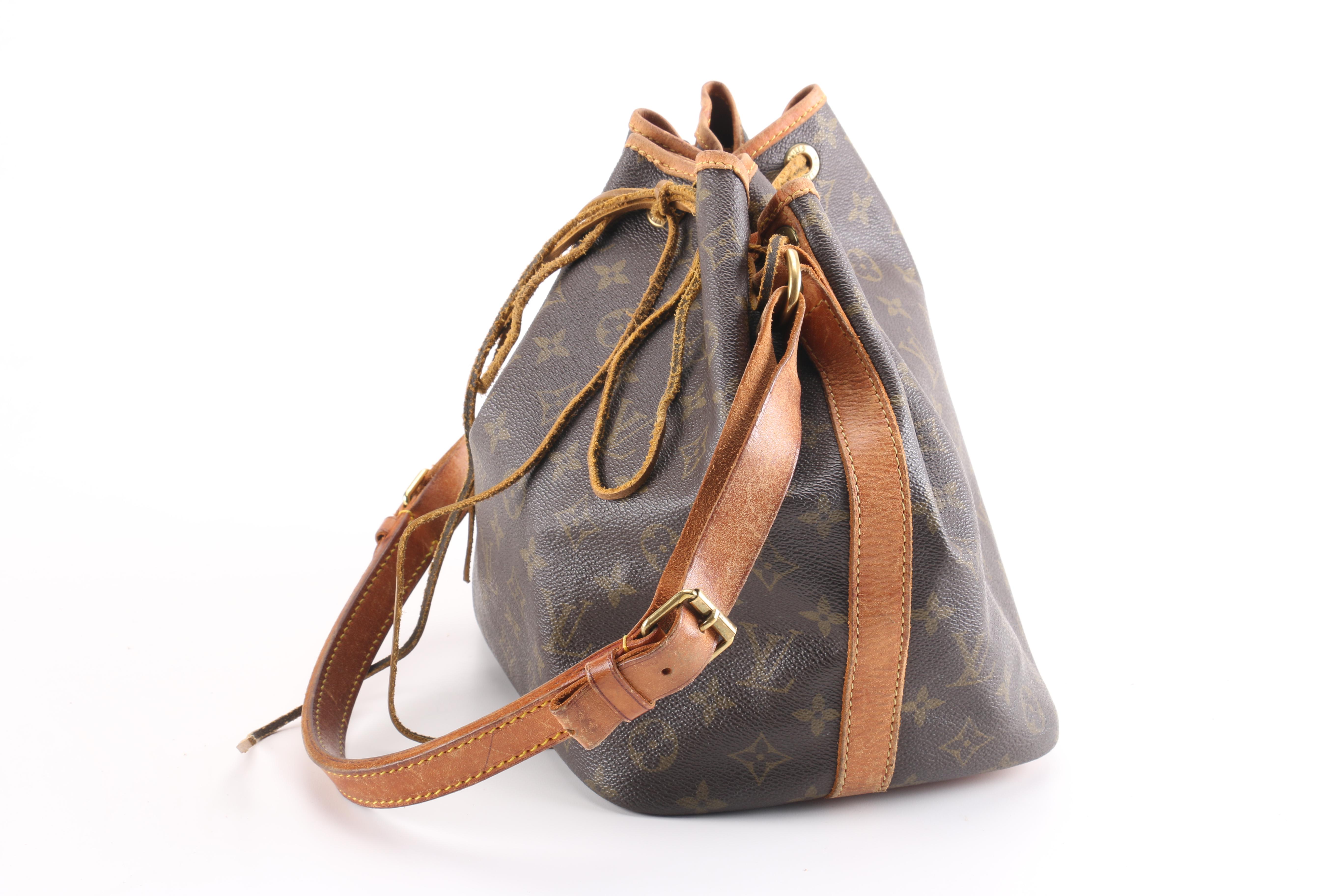 Vintage Louis Vuitton Monogrammed Bucket Bag