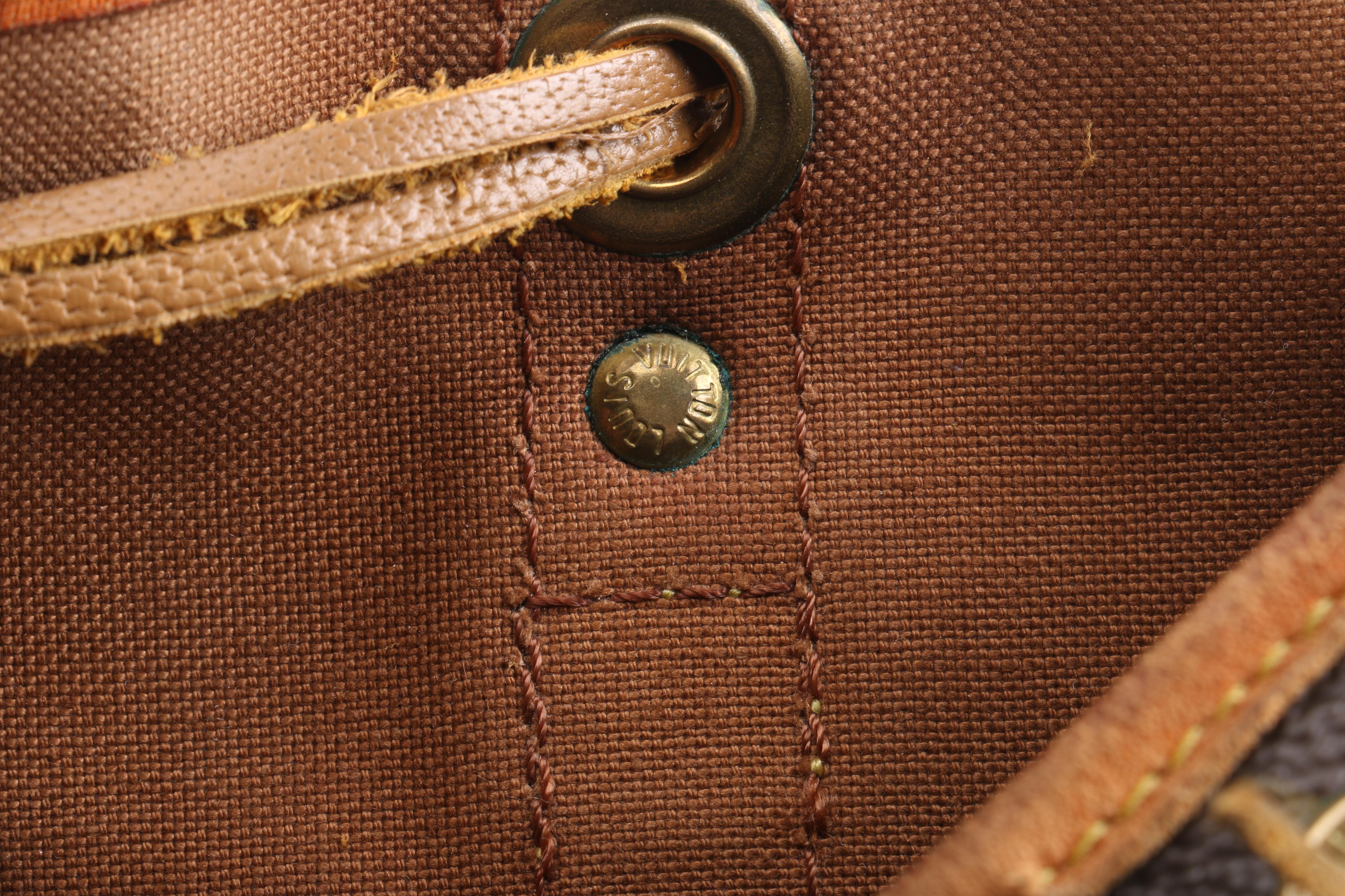 Vintage Louis Vuitton Monogrammed Bucket Bag