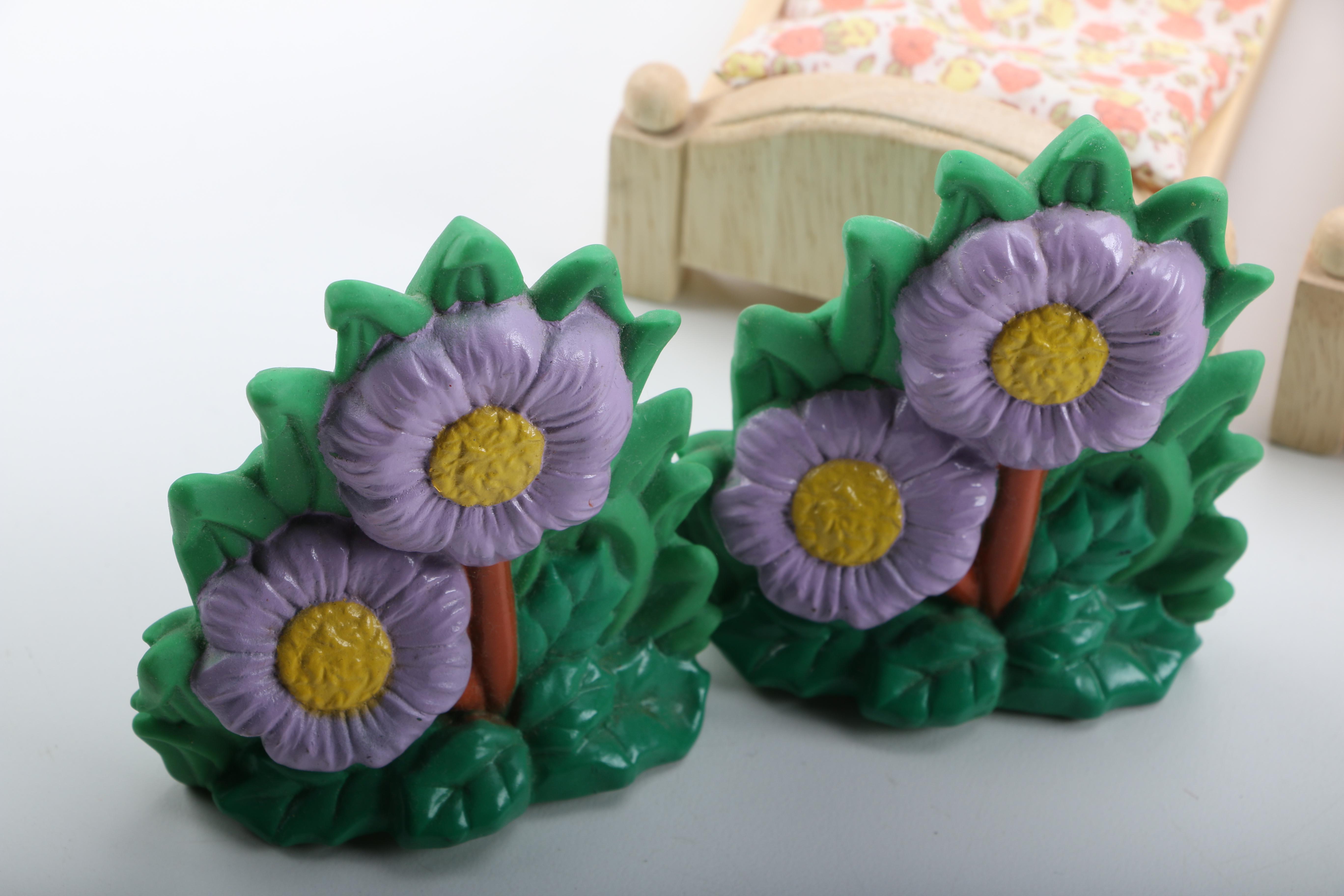 Wooden Dolls and Dollhouse Furniture