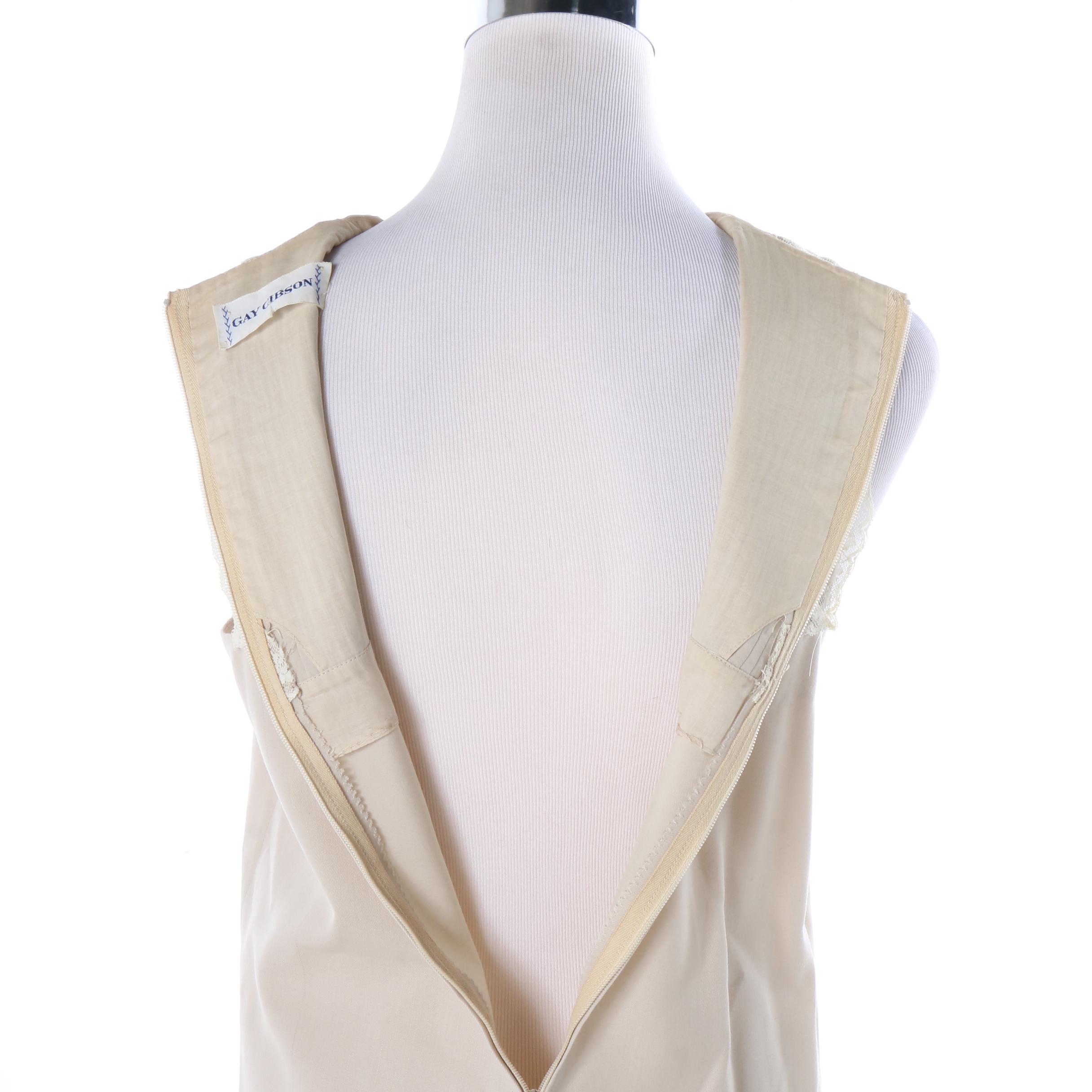 Circa 1960s Gay Gibson Dress
